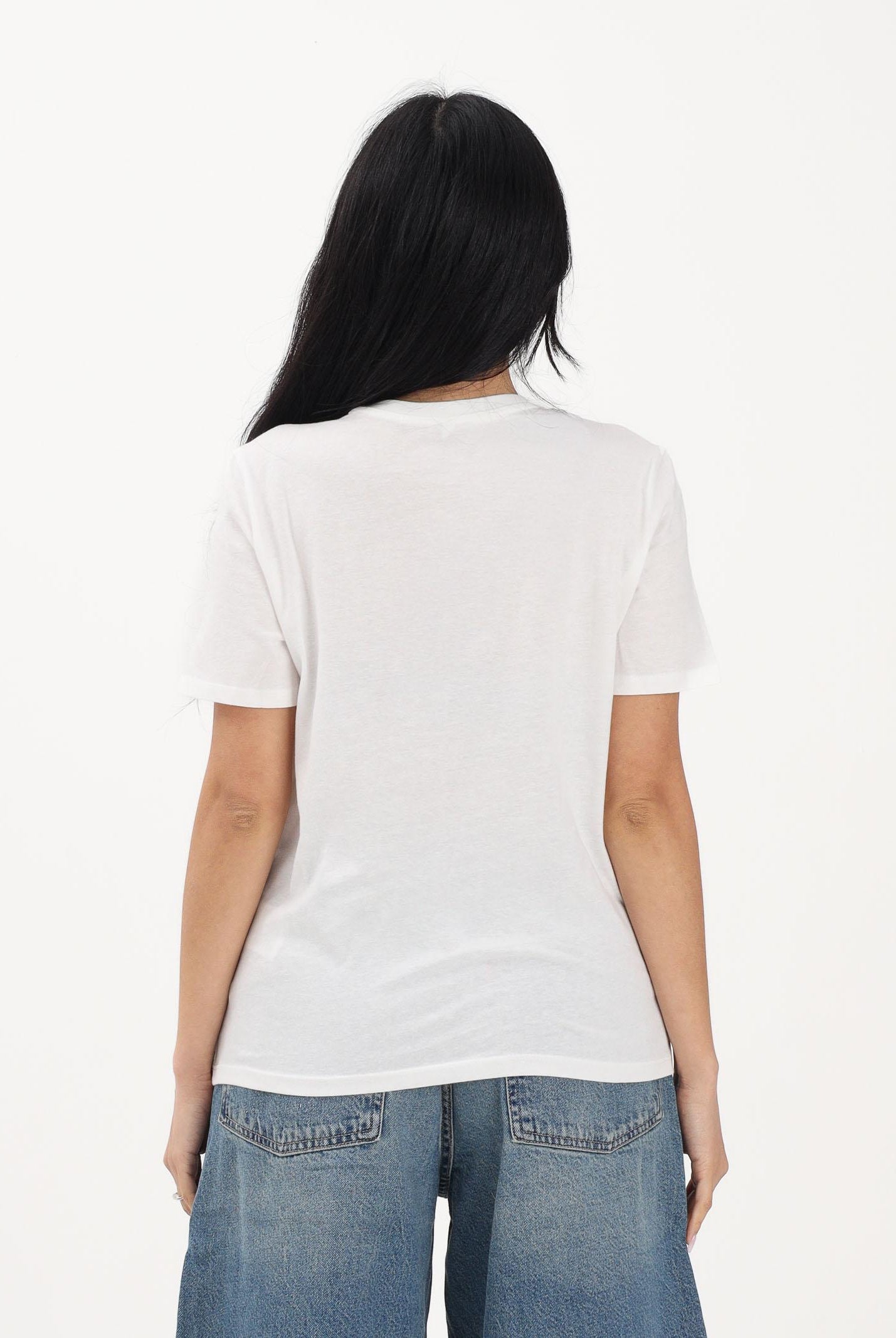 ONLY T-shirt a manica corta bianca da donna con ricamo 15368637 CLDA ONLY