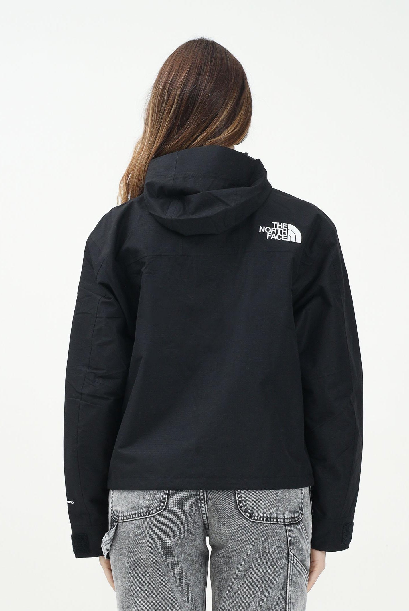 THE NORTH FACE Giacca a vento Mountain Mono nera da donna NF0A88YXJK31 . THE NORTH FACE
