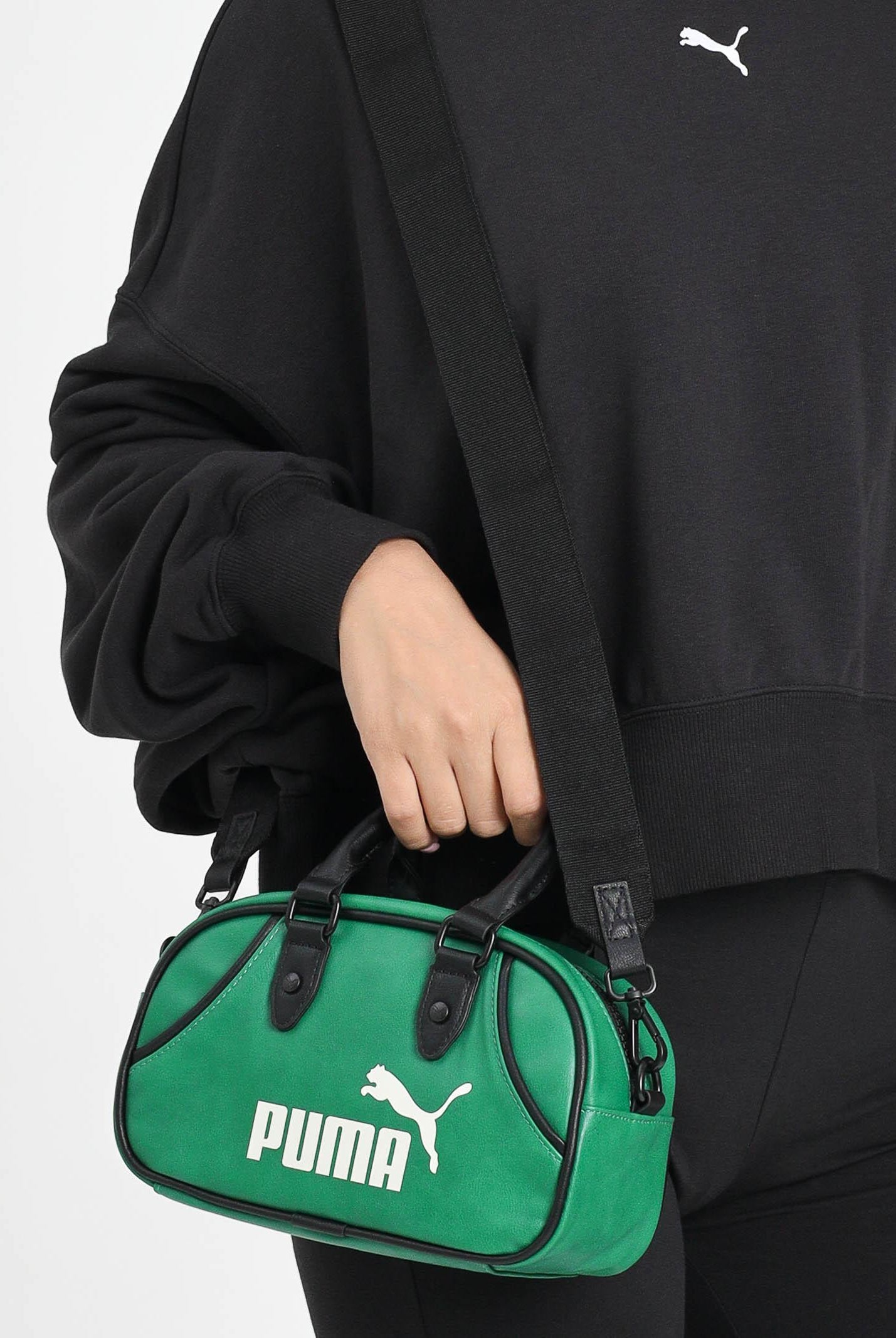 PUMA Borsa a tracolla Archive verde da donna 091137 05 PUMA