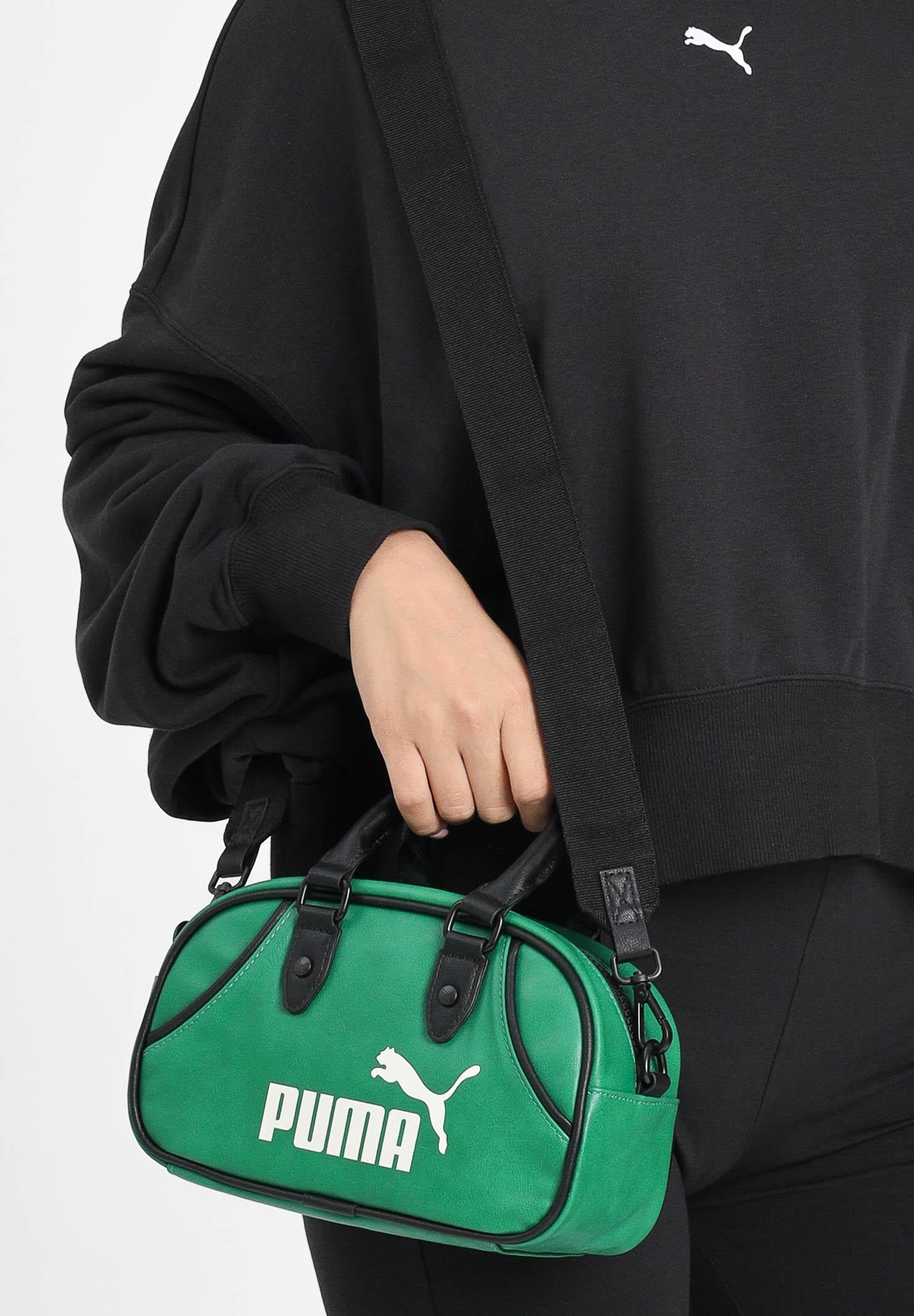 PUMA Borsa a tracolla Archive verde da donna 091137 05 PUMA