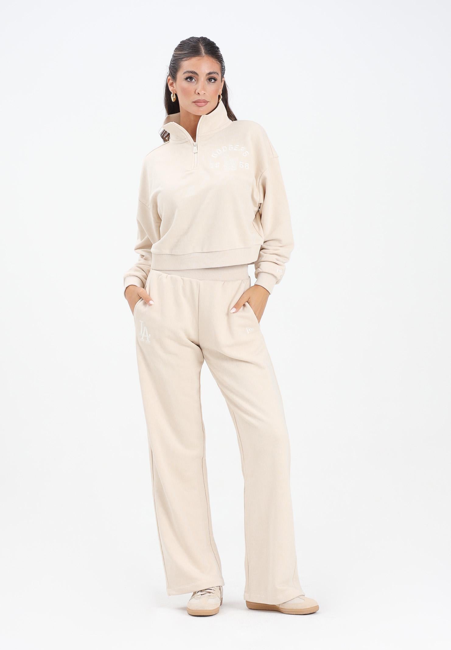 NEW ERA Pantalone sportivo LA Dodgers MLB Tonal Straight Leg panna da donna 60684428 . NEW ERA