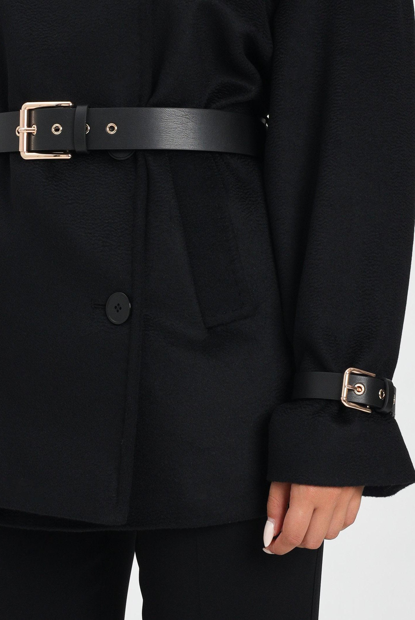 MAX MARA Cappotto corto Pausa nero da donna 2526086081600 013 MAX MARA