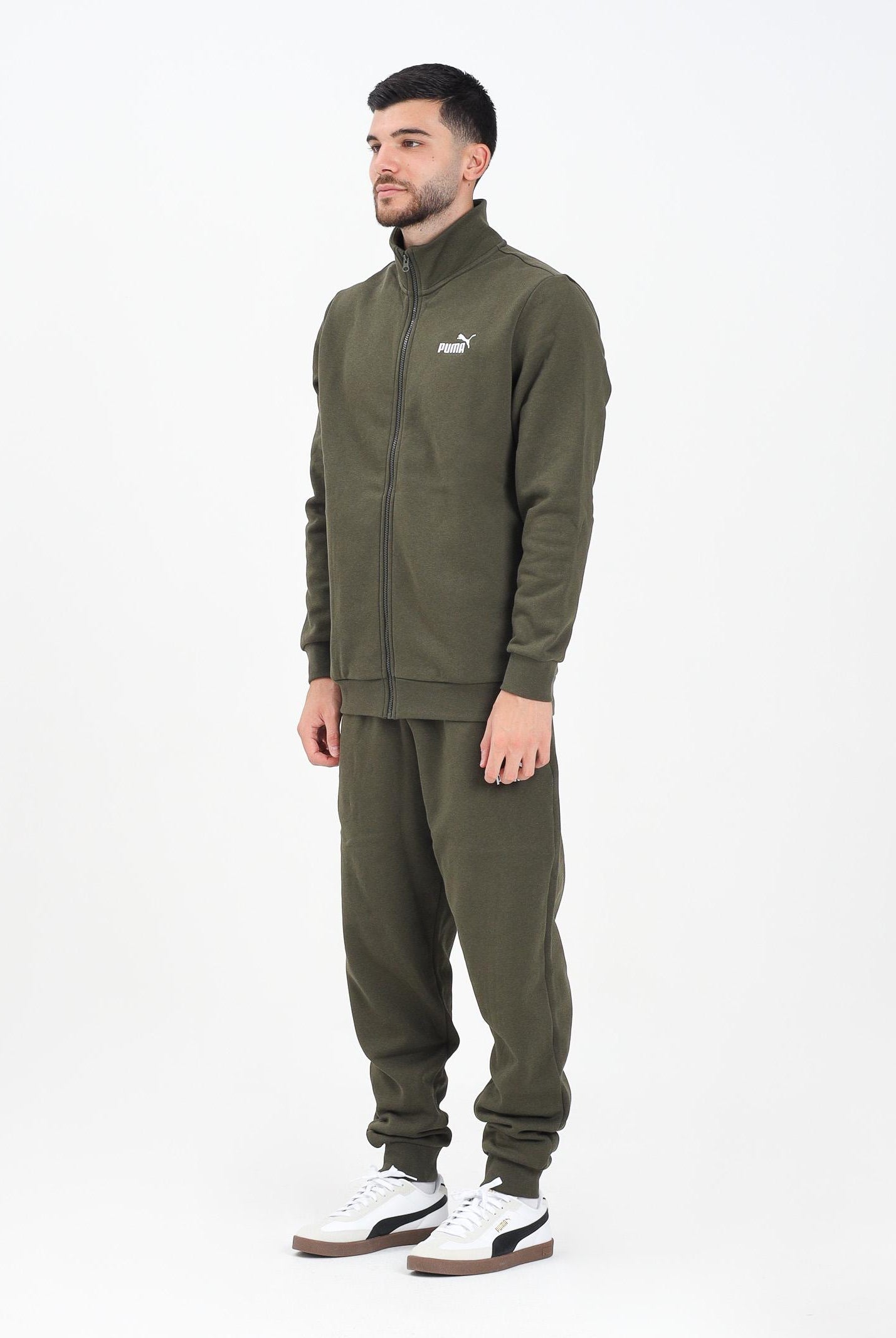 PUMA Tuta Essentials verde da uomo 688175 70 PUMA