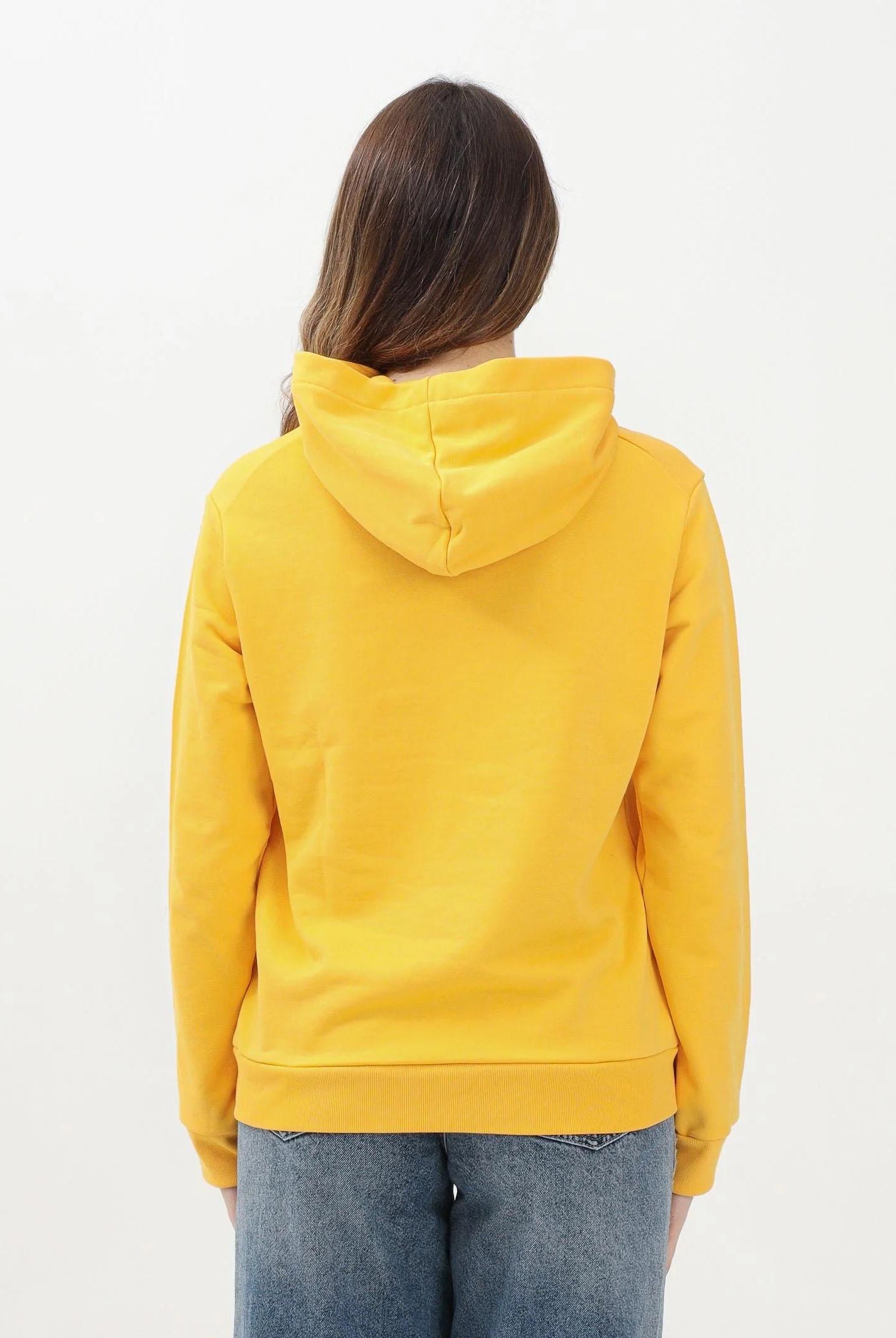 MARNI Felpa con cappuccio gialla per donna, ragazzi e bambini rifinita da stampa logo M01407M00V0 0M219 MARNI