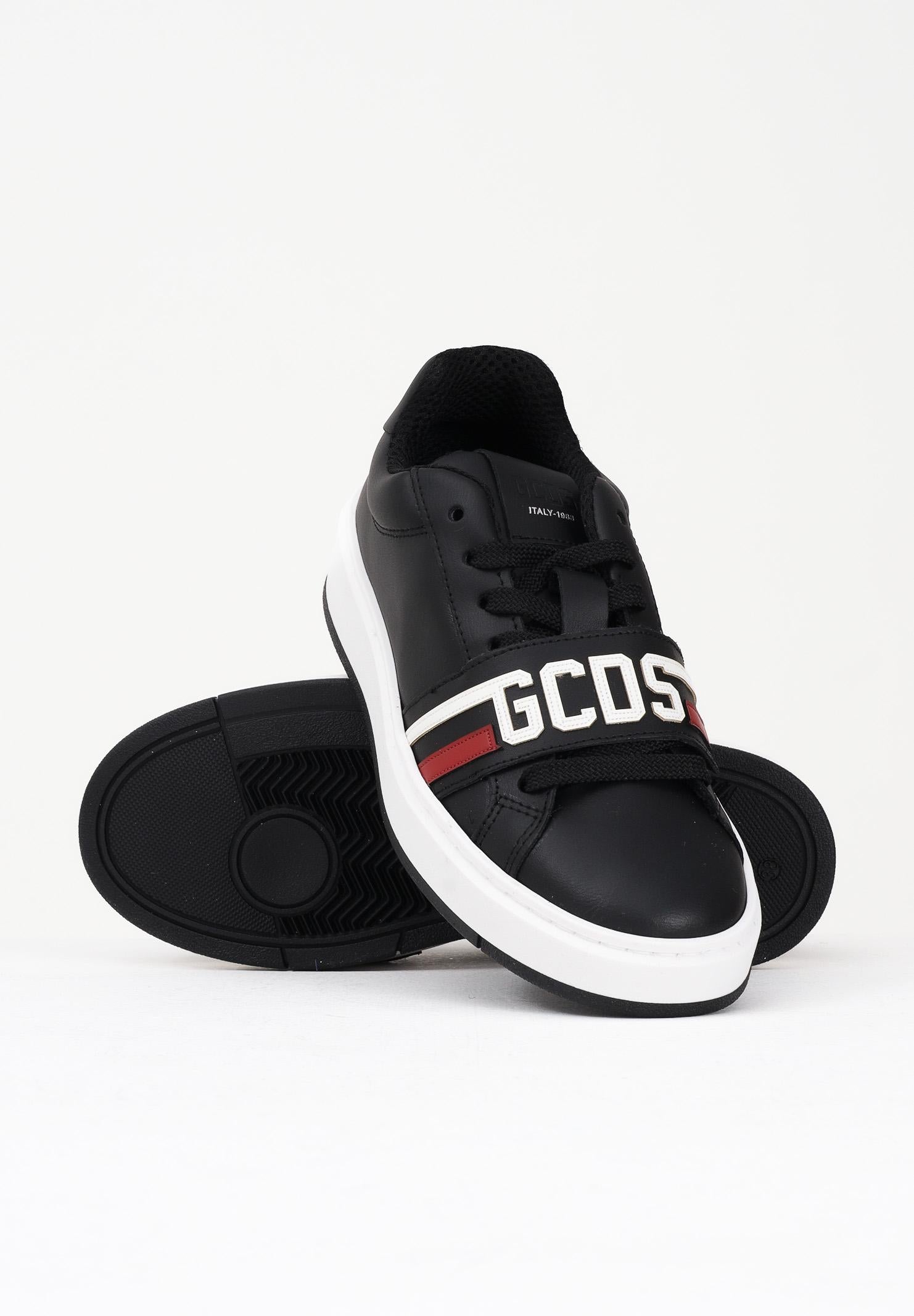 GCDS Sneakers nere da uomo con logo GCU1012 462 GCDS