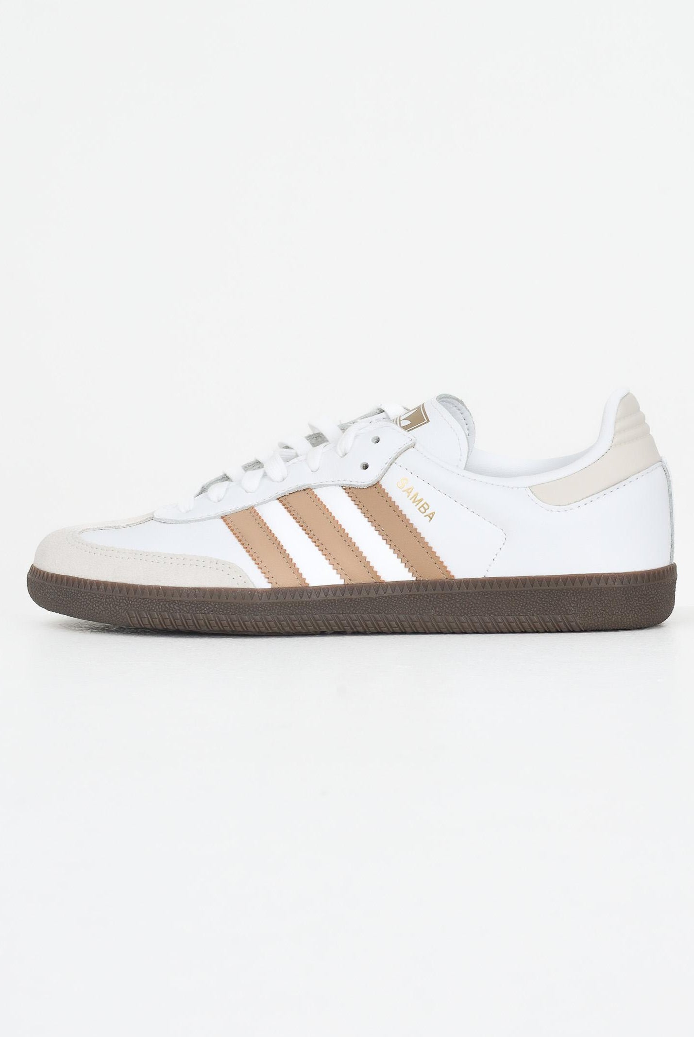 ADIDAS ORIGINALS Sneakers Samba bianche e beige da uomo JR0912 . ADIDAS ORIGINALS