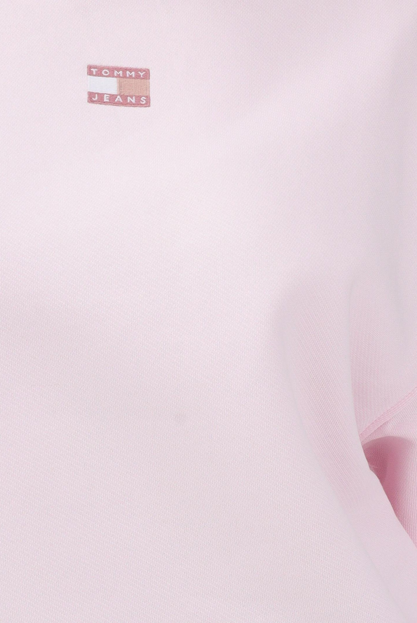 TOMMY JEANS Felpa girocollo rosa da donna con logo DW0DW17325 TOG TOMMY JEANS