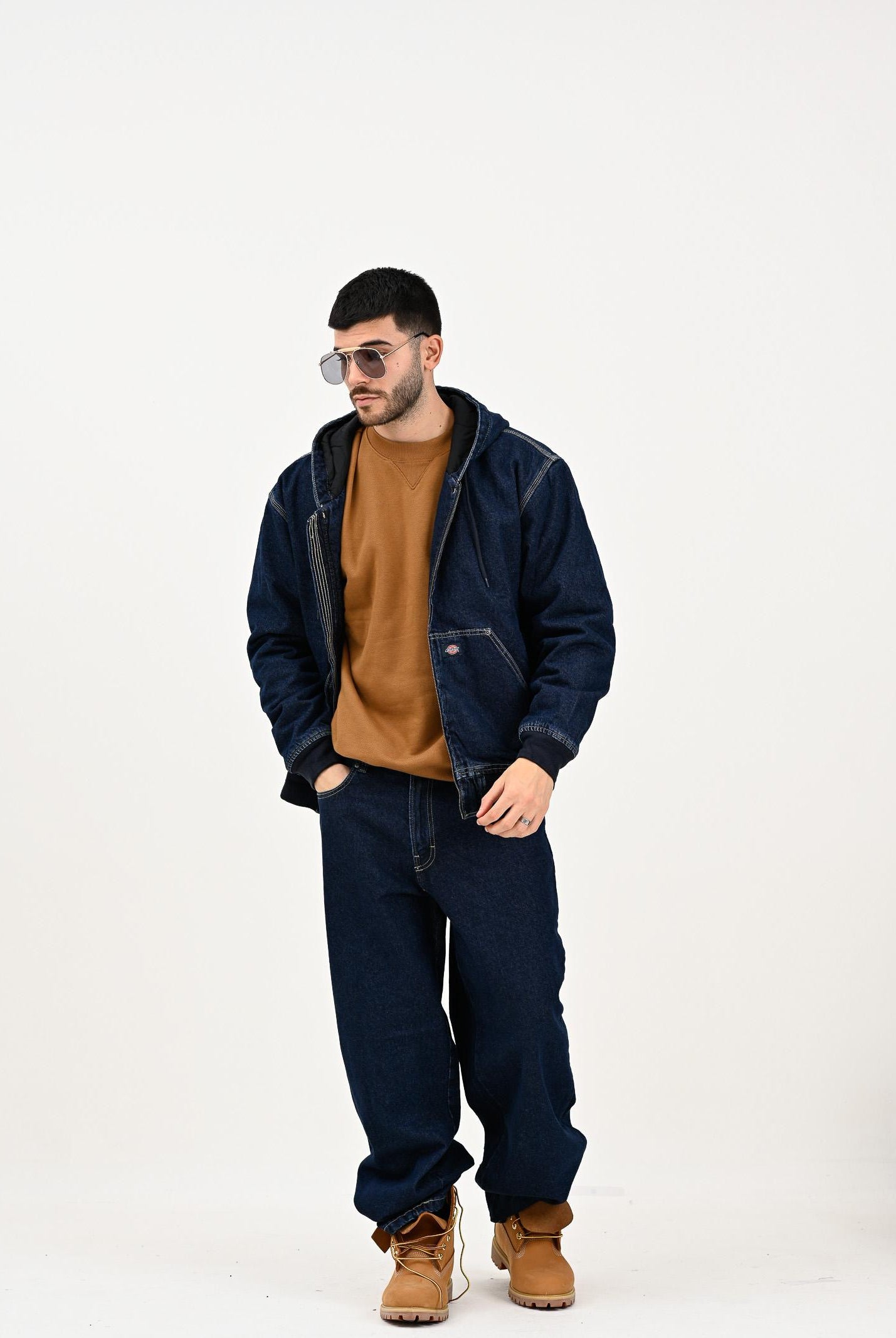 DICKIES Giubbotto di jeans Hilham in denim blu da uomo DK0A87OA0DD1 DIckies