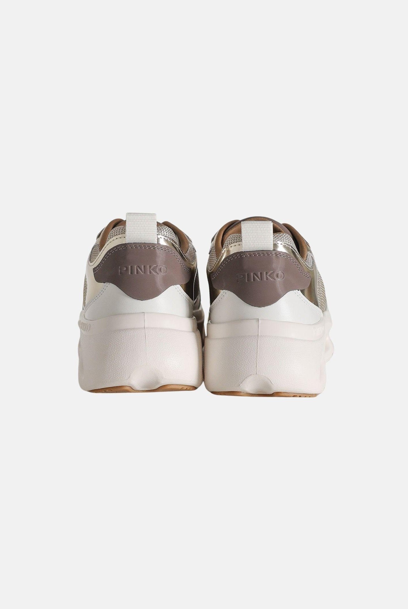 PINKO Sneakers platino da donna con logo SS0167P144Z22 Z22 PINKO