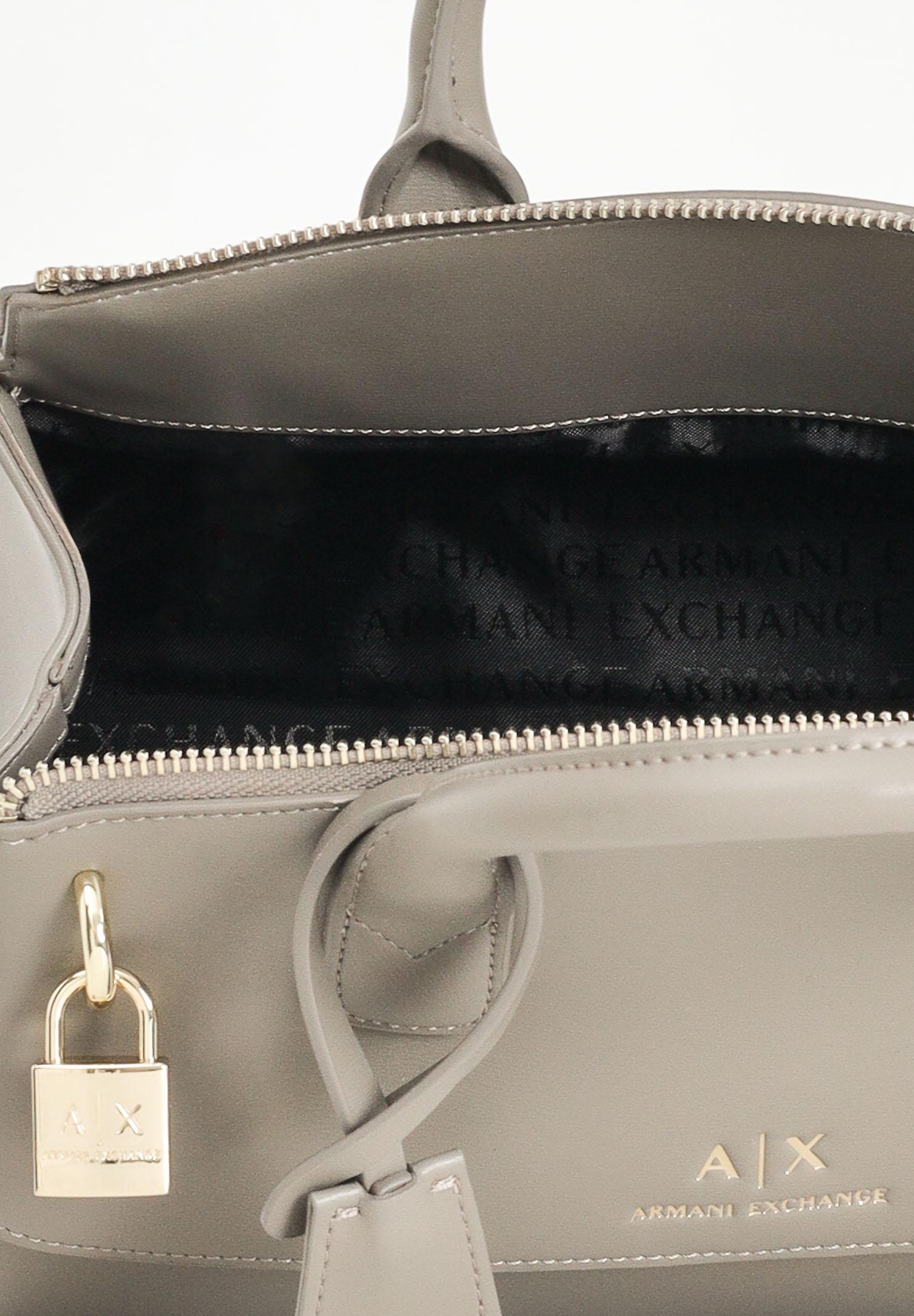 ARMANI EXCHANGE Borsa Boston color fango da donna XW000307AF12040 U6242 ARMANI EXCHANGE