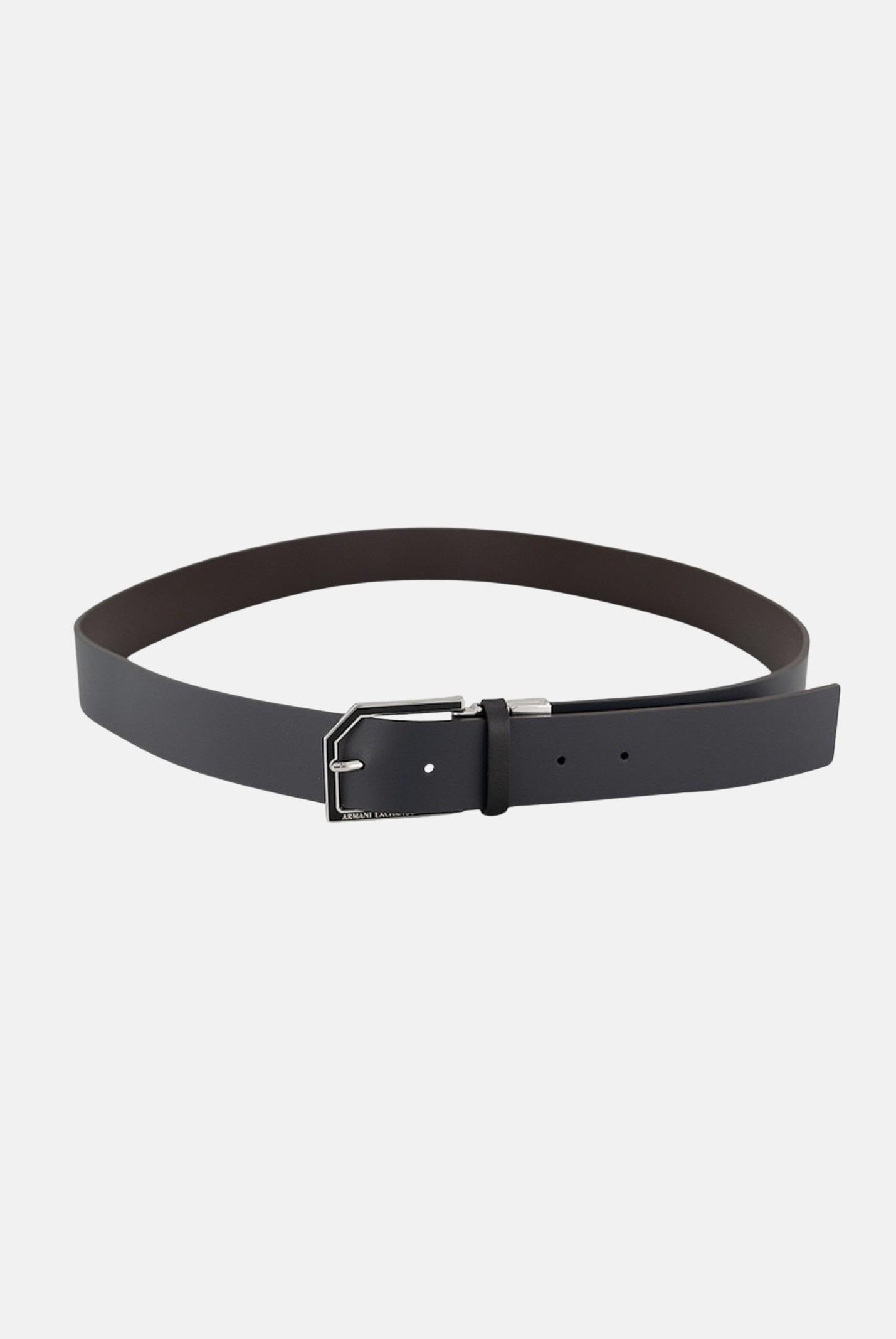 ARMANI EXCHANGE Cintura reversibile moro e blu da uomo XM000596AF12665 M6107 ARMANI EXCHANGE