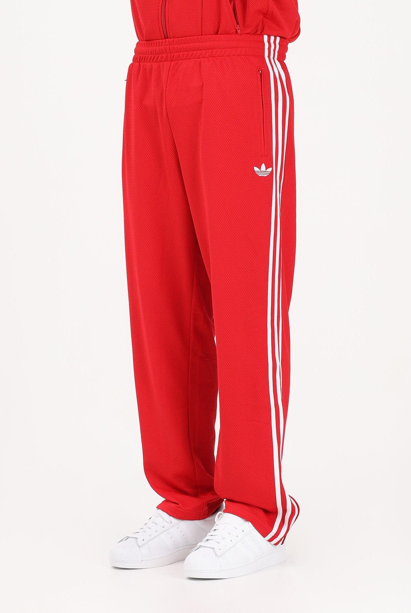 ADIDAS ORIGINALS Pantalone sportivo Firebird Adicolor Mesh rosso da uomo KD4078 . ADIDAS ORIGINALS