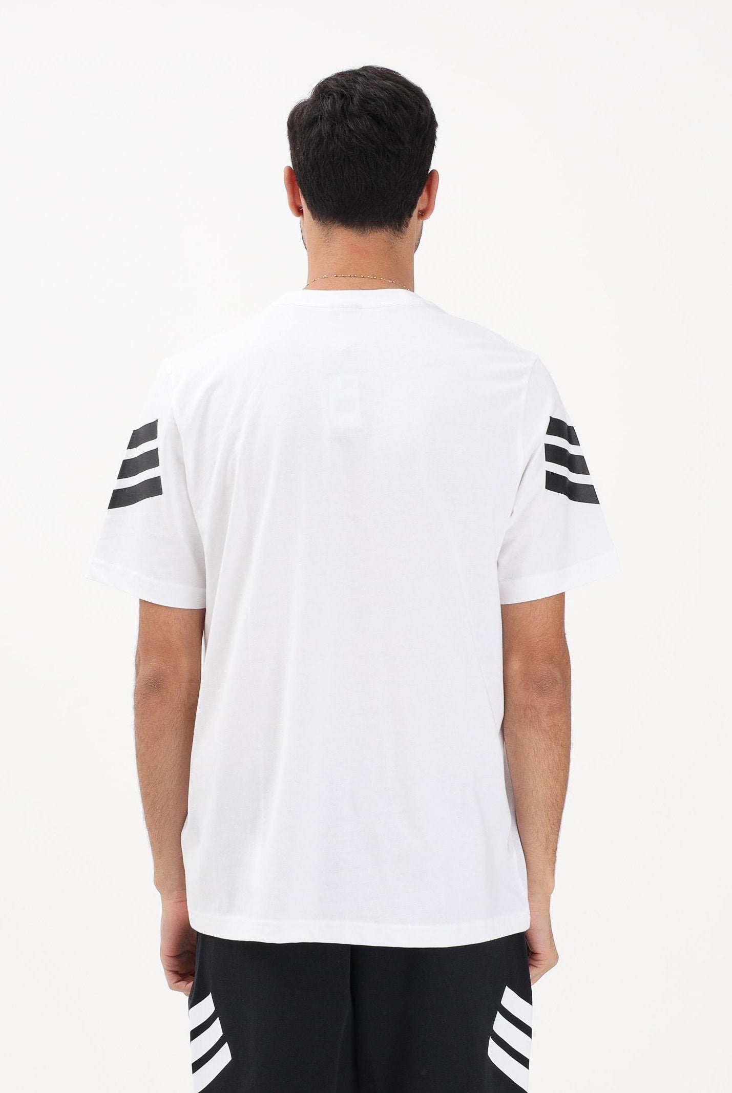 ADIDAS PERFORMANCE T-shirt a manica corta Future Icons 3-Stripes bianca da uomo JD4880 . ADIDAS PERFORMANCE