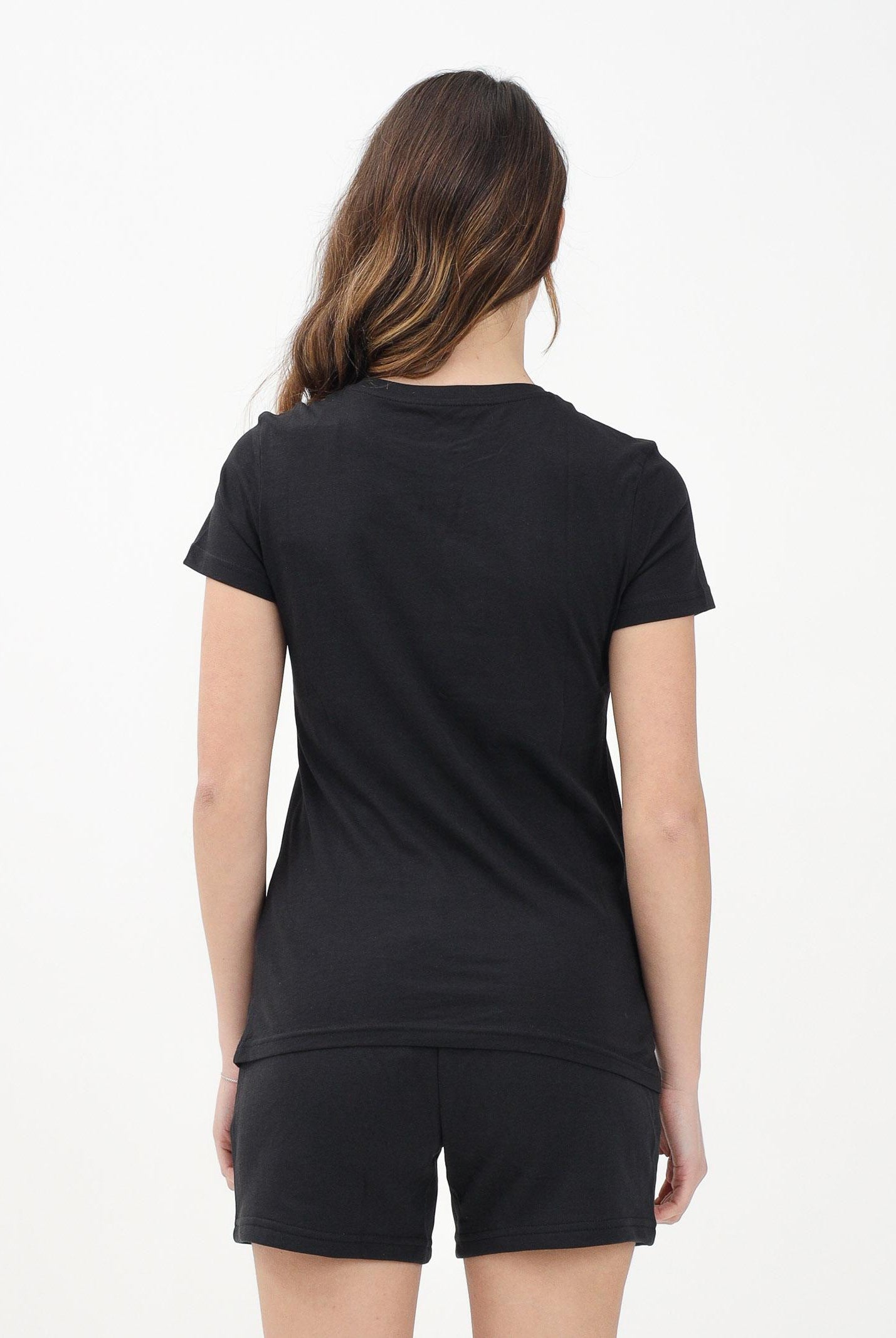 PUMA T-shirt a manica corta ESS Small N. 1 Logo nera da donna 682372 01 PUMA