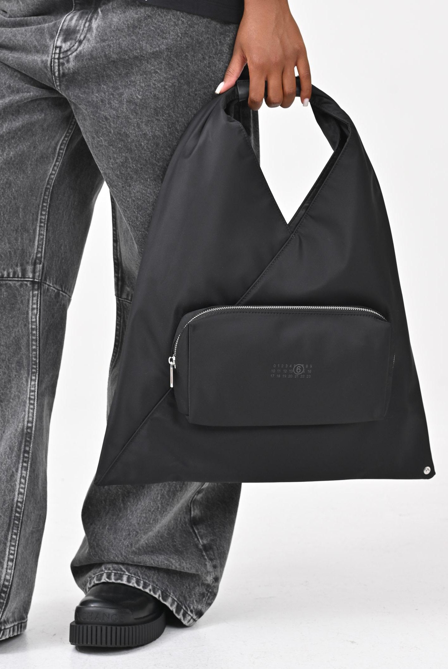 MAISON MARGIELA Borsa a mano Japanese with Pocket nera da donna M60821P6416 T8013 MAISON MARGIELA