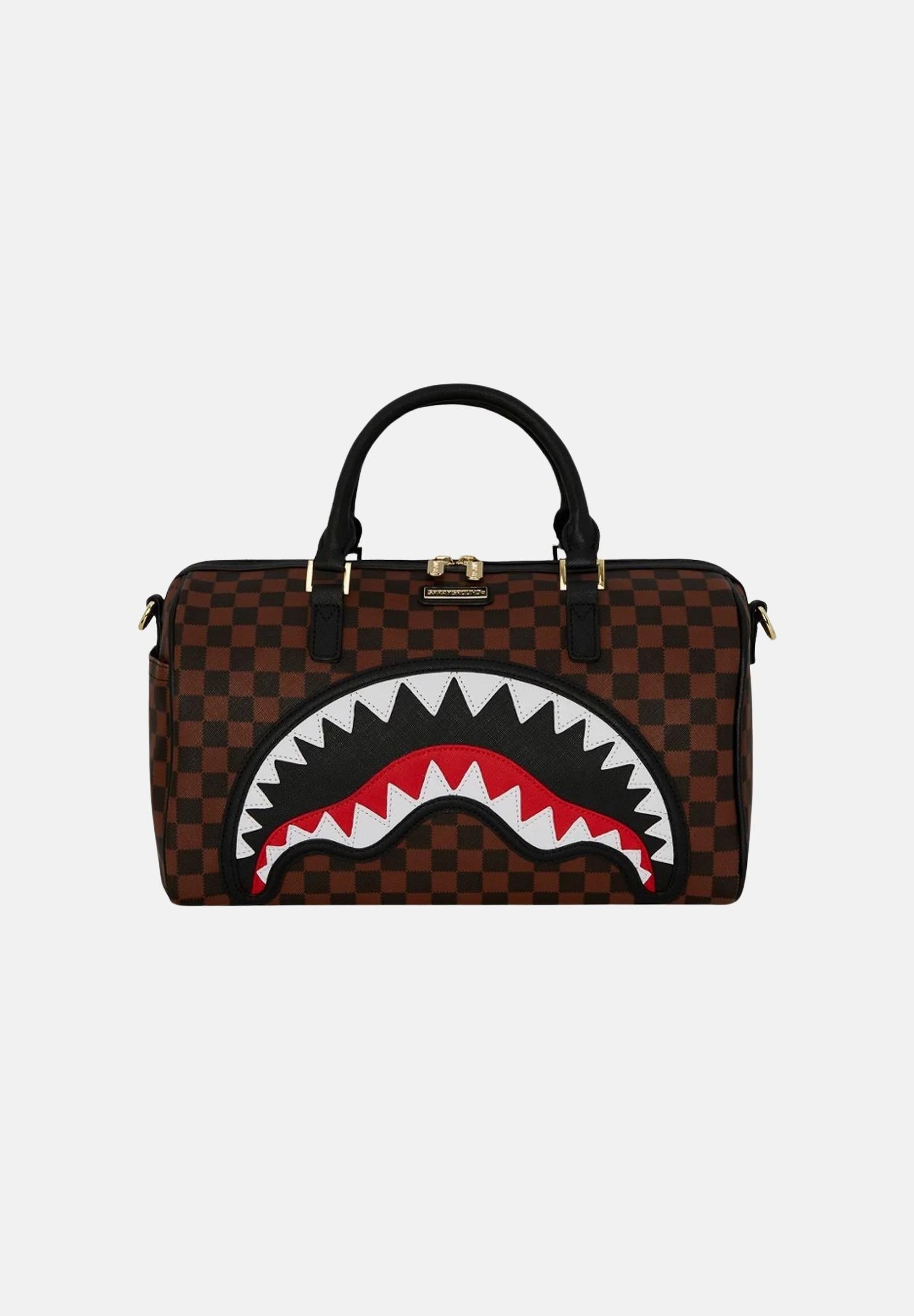 SPRAYGROUND Borsa a mano Sawtooth Sharks In Paris marrone da donna 910D7837NSZ SPRAYGROUND