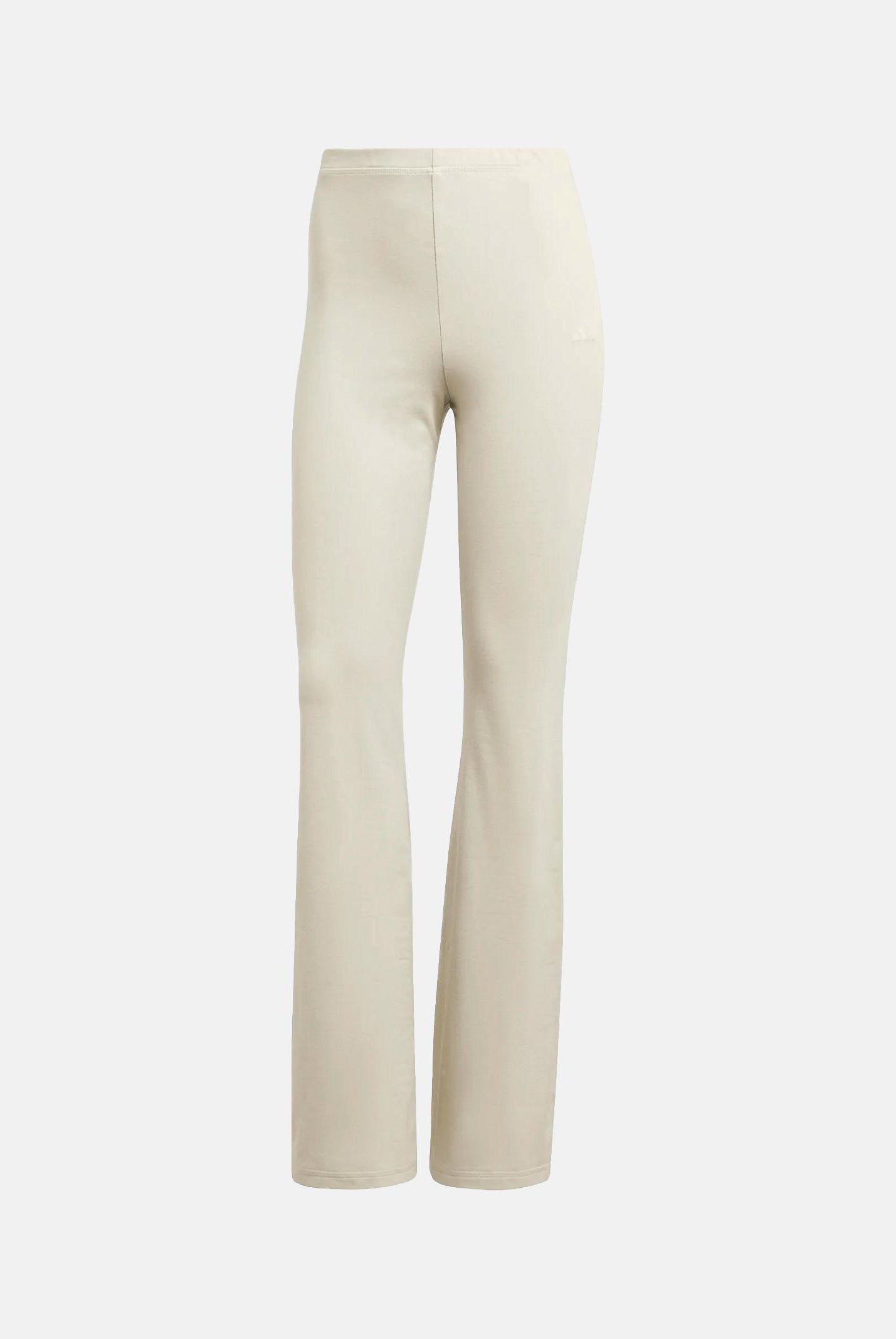 ADIDAS PERFORMANCE Leggings sportivo Essentials Small Logo Flared beige da donna JD3072 . ADIDAS PERFORMANCE