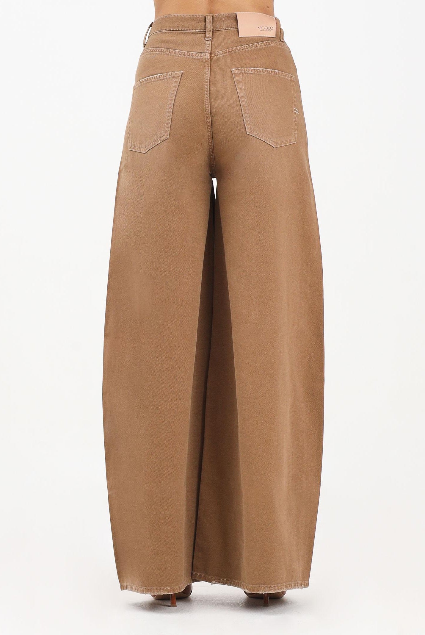 VICOLO Jeans YVES color cammello da donna DF5057 FU62 VICOLO