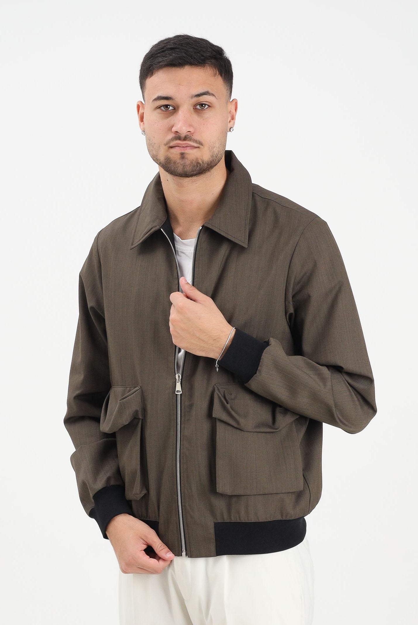 YES LONDON Giubbotto marrone da uomo XG5259 BR YES LONDON