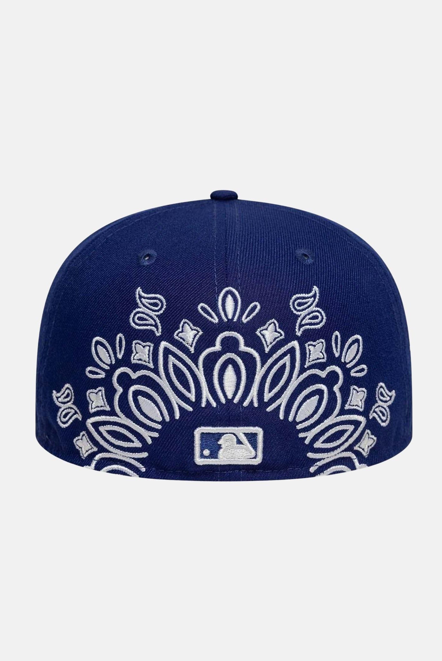 NEW ERA Cappello con visiera 59FIFTY Fitted LA Dodgers MLB Paisley blu per uomo e donna 60691174 NEW ERA