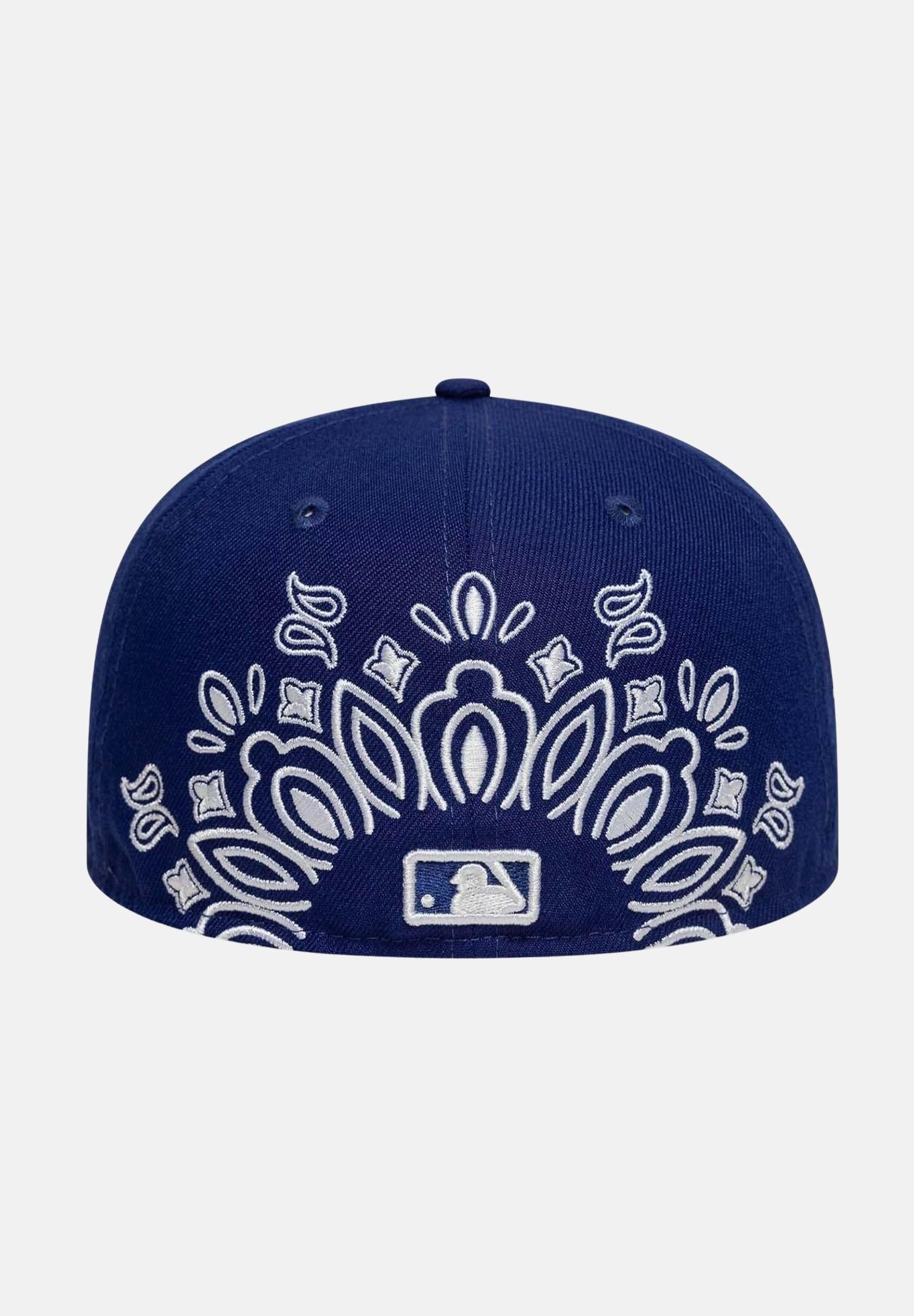 NEW ERA Cappello con visiera 59FIFTY Fitted LA Dodgers MLB Paisley blu per uomo e donna 60691174 NEW ERA