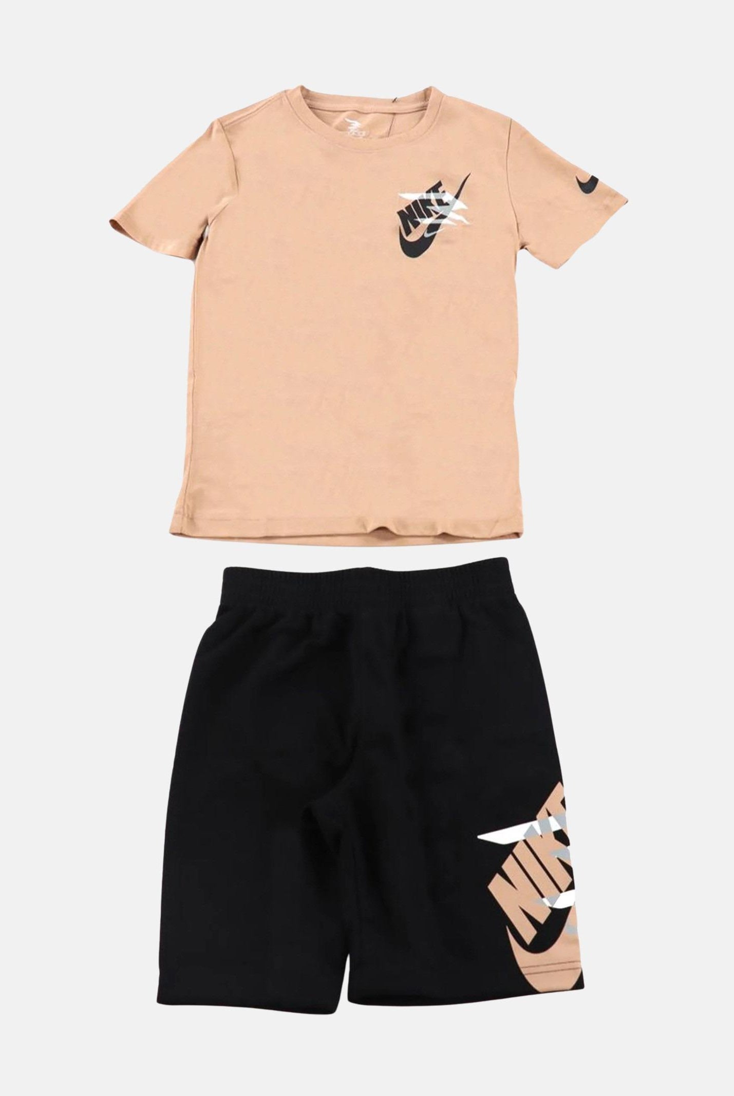 NIKE Completino beige e nero da bambino con logo 9Q0616 X0L NIKE