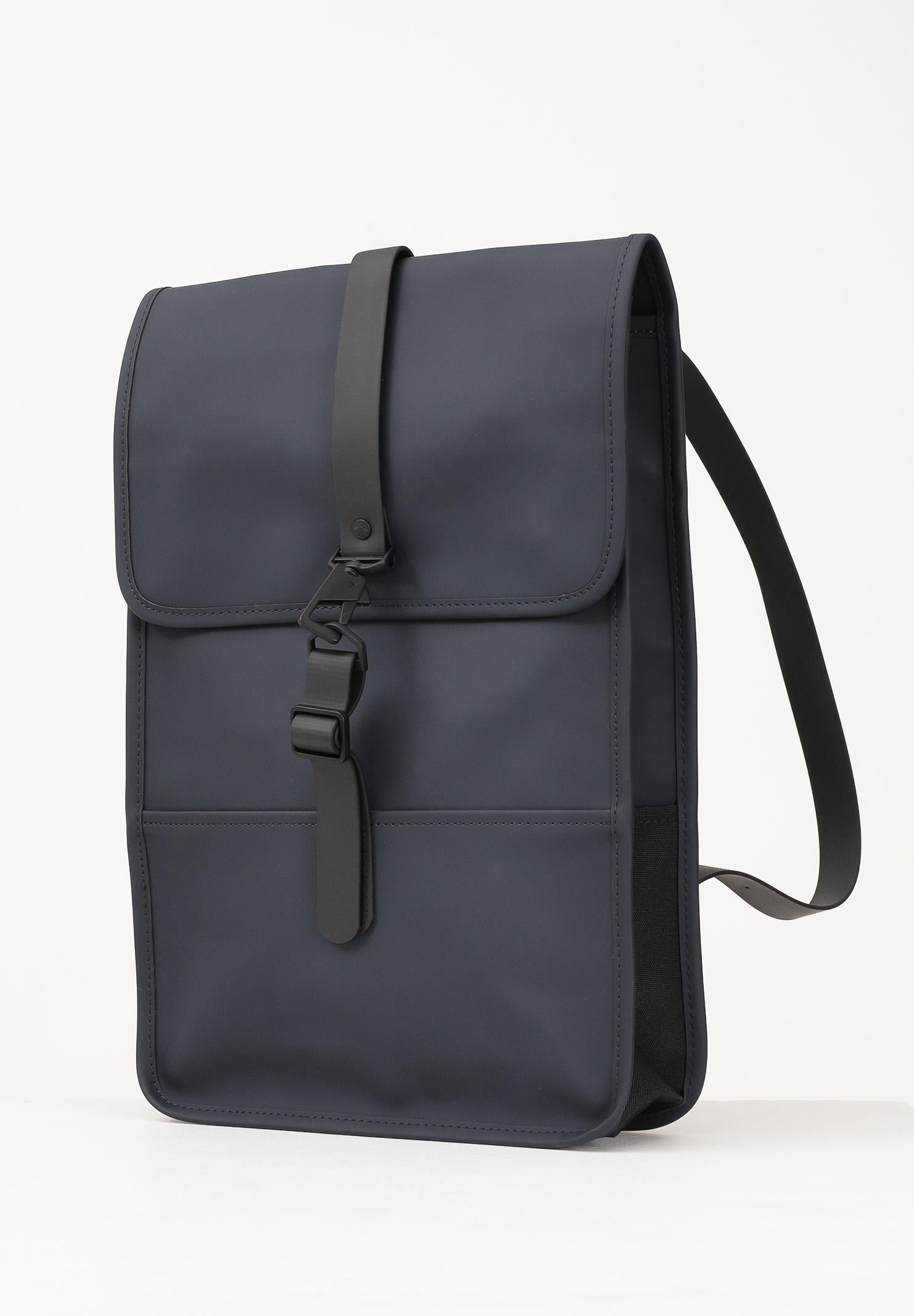 RAINS Zaino Puffed Backpack Mini blu per uomo e donna RA13020 NAV RAINS