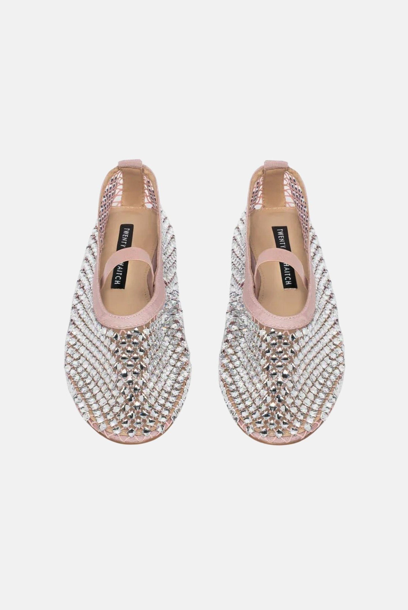 TWENTY FOURHAITCH Ballerine BOUNTY rosa e argento da donna S0114ROS62P RO TWENTY FOURHAITCH