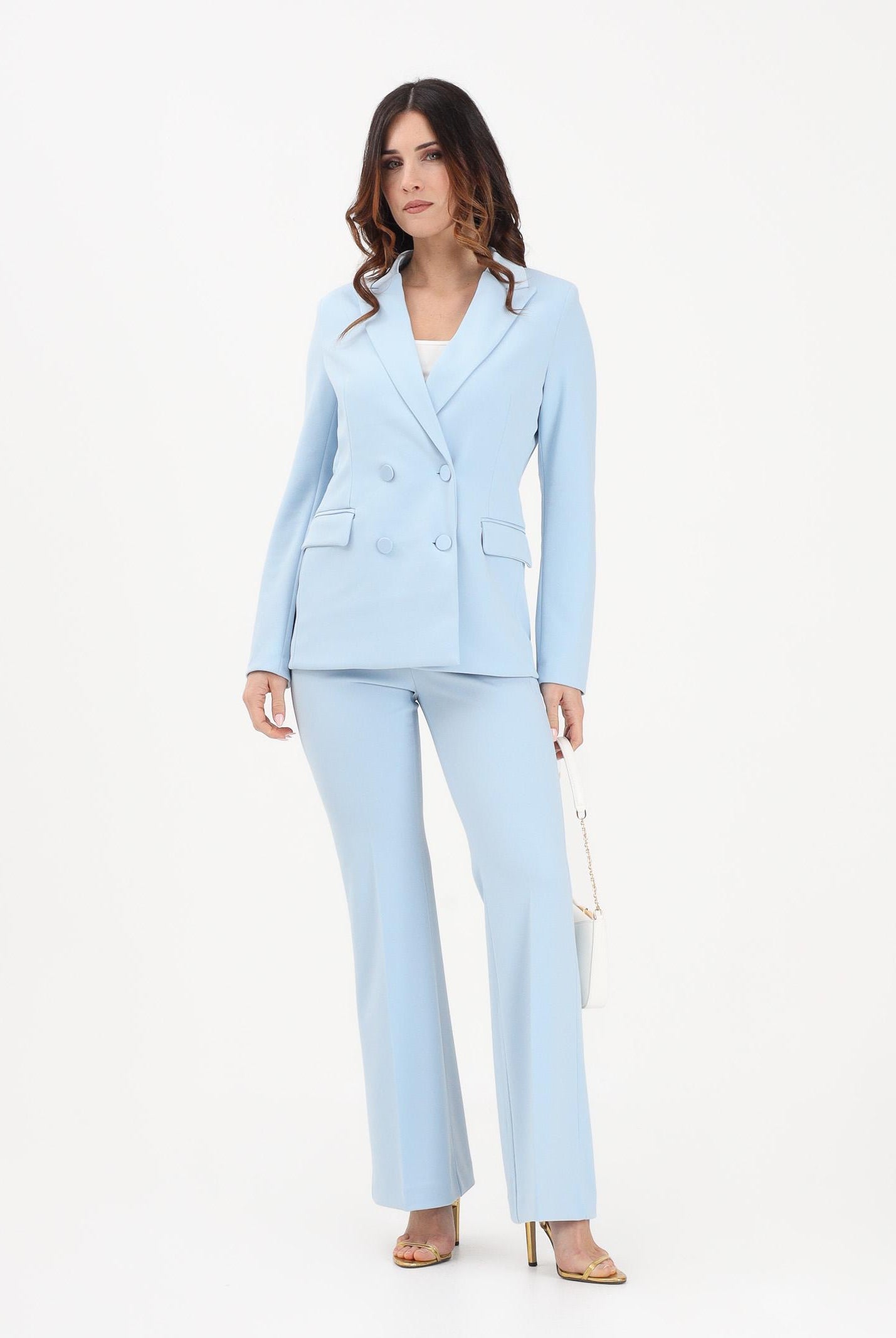VICOLO Pantalone elegante azzurro da donna TAB0229 ABU80 VICOLO