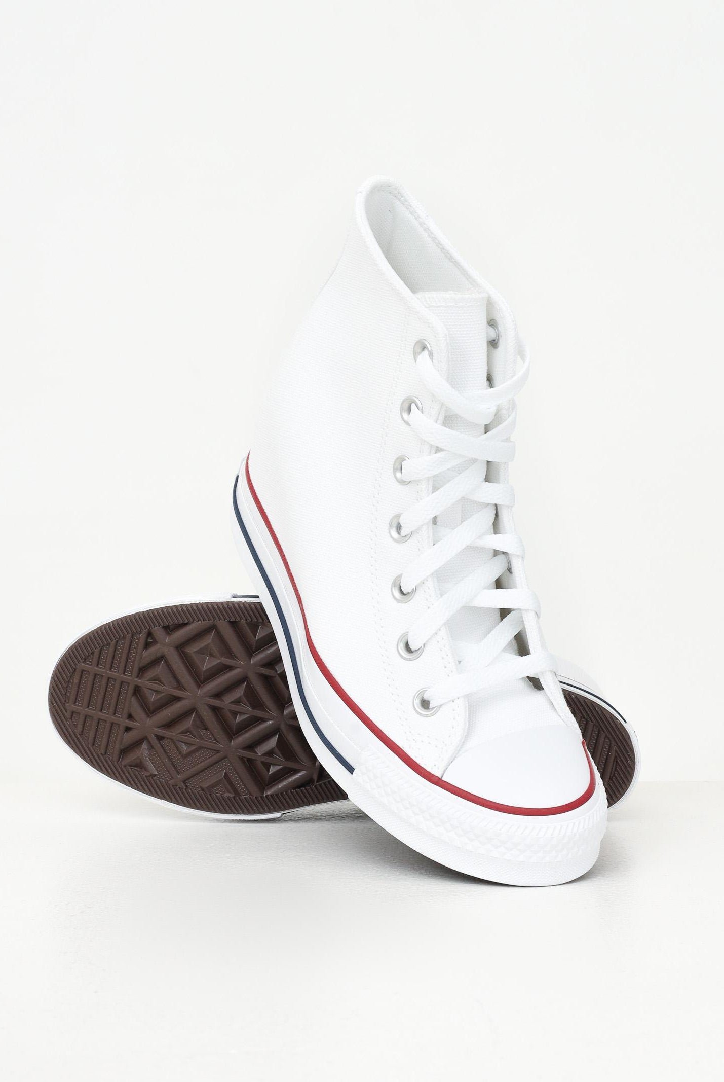 CONVERSE Sneakers Chuck Taylor All Star Wedge Platform bianche da donna A11908C CONVERSE