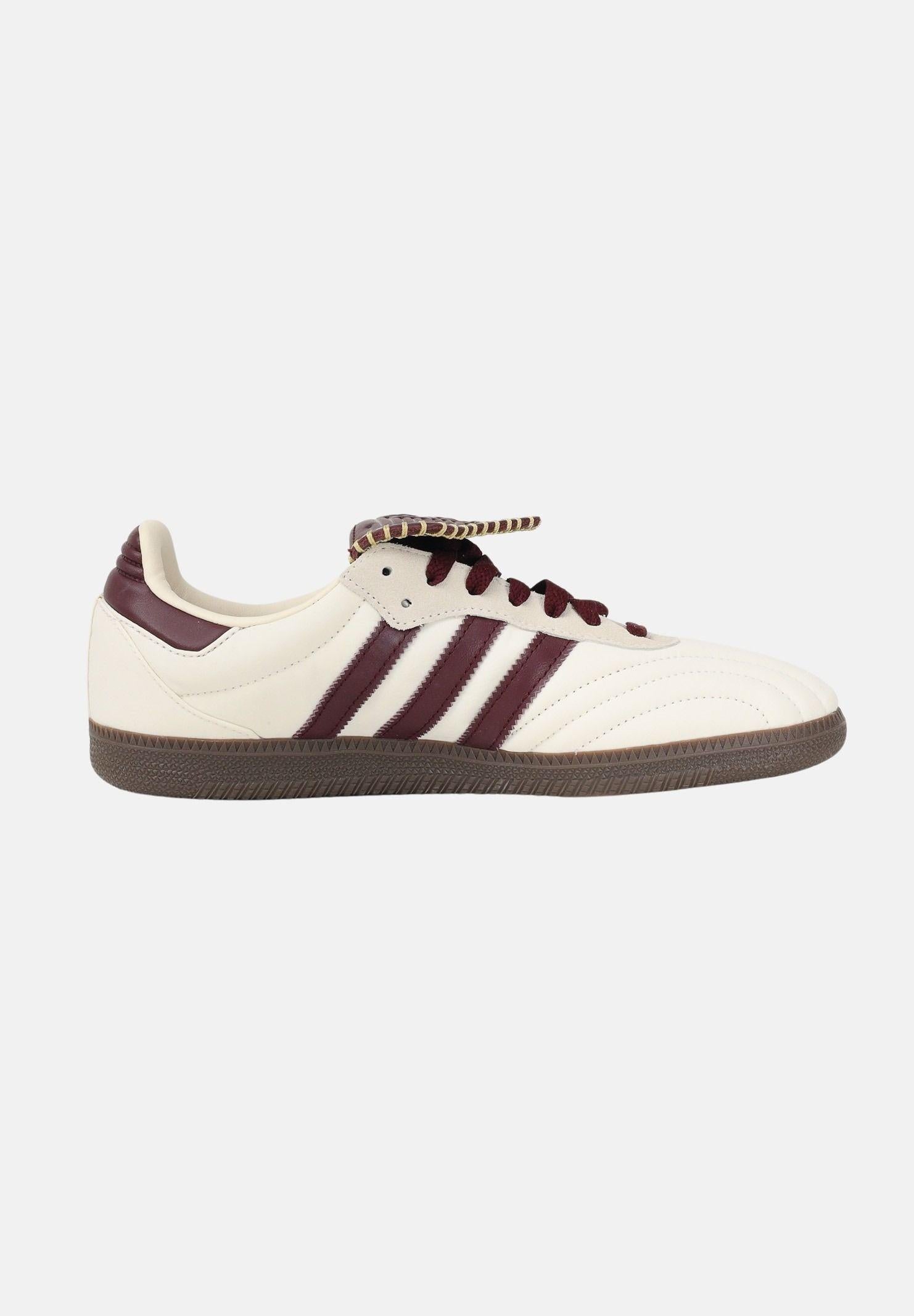 ADIDAS ORIGINALS Sneakers SAMBA LT panna e bordeaux per uomo e donna IH9045 . ADIDAS ORIGINALS