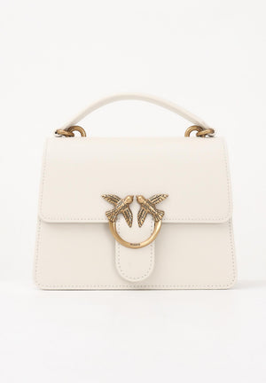 PINKO Borsa a mano Mini Love Bag One Top Handle Light panna da donna 100071A0F1 Z14Q PINKO