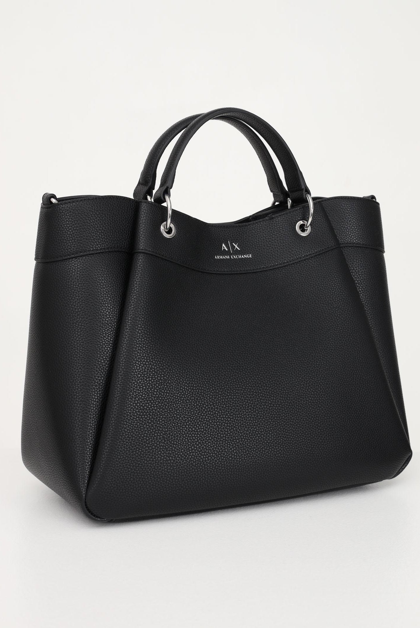 ARMANI EXCHANGE Shopper nera da donna con logo 942910CC783 00020 ARMANI EXCHANGE