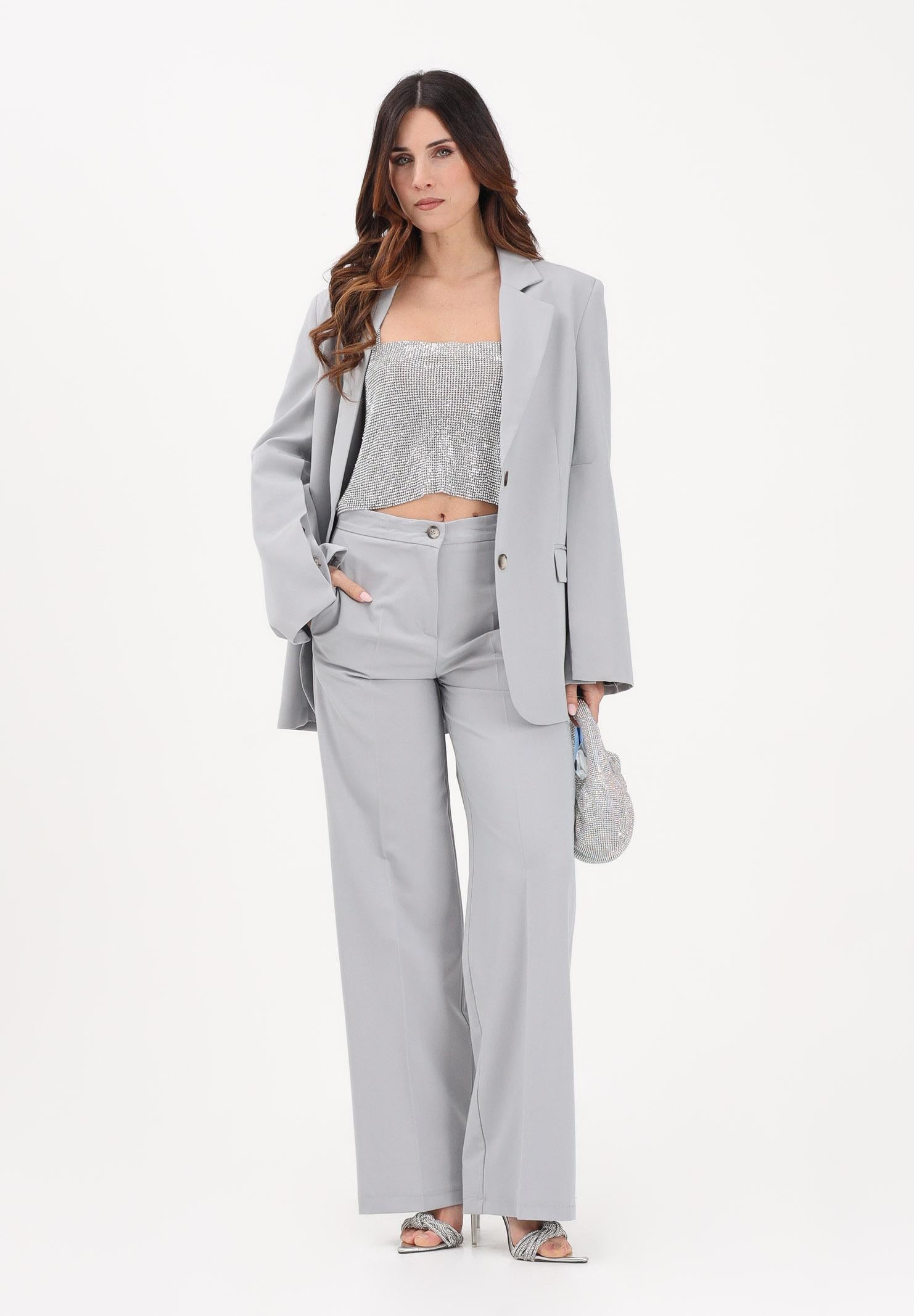VICOLO Pantalone elegante grigio da donna TAB0025 GH VICOLO