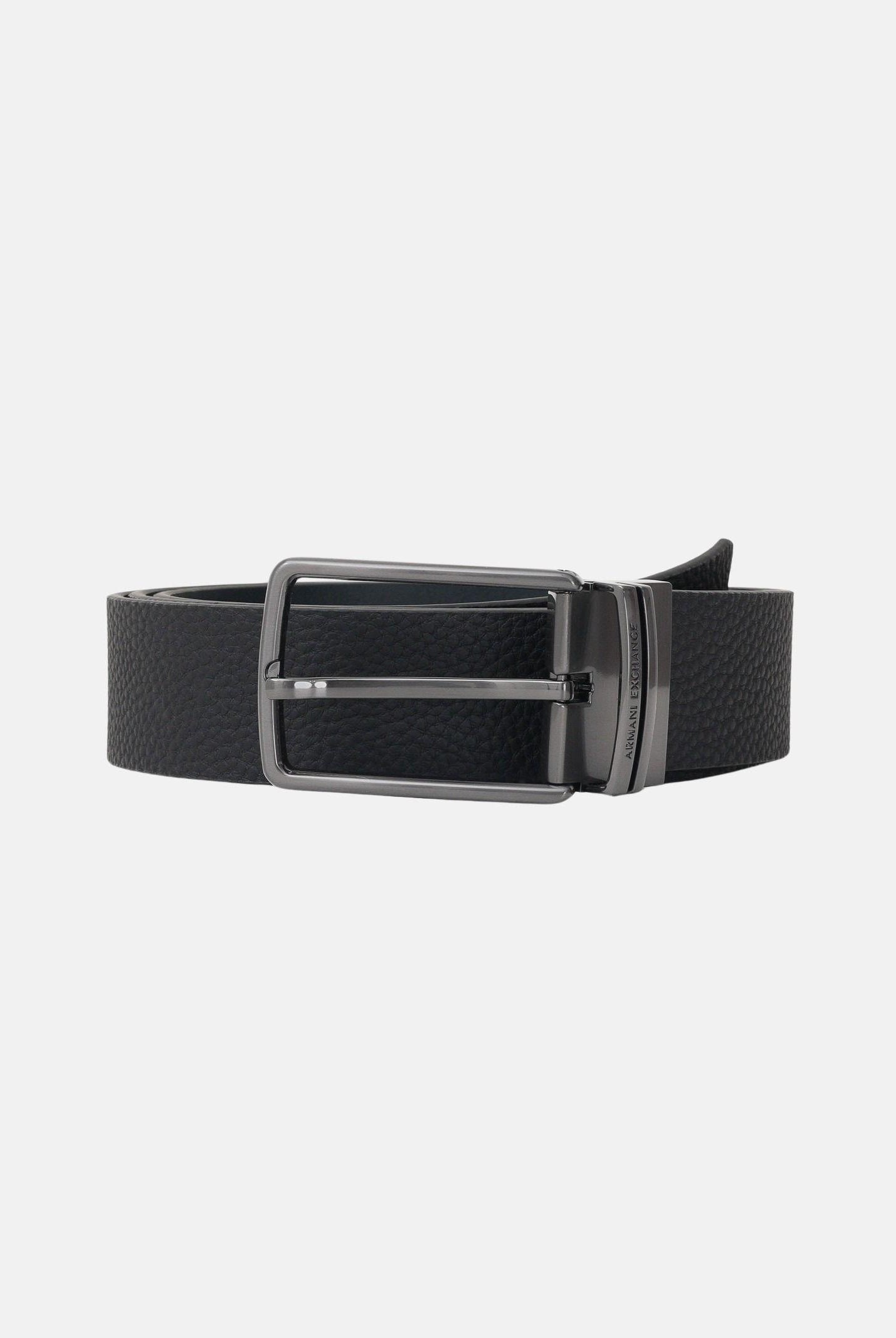ARMANI EXCHANGE Cintura reversibile blu e nera da uomo XM002836AF24982 MC038 ARMANI EXCHANGE