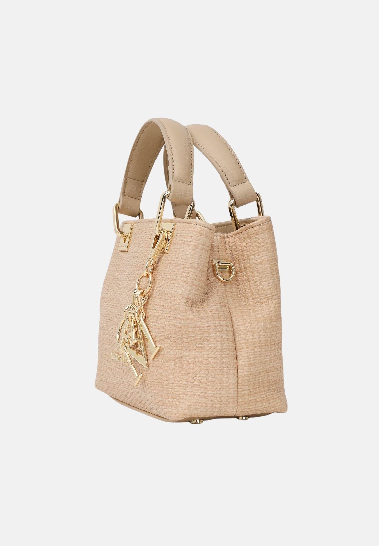 MARC ELLIS Borsa a mano Krissy S Straw beige da donna KRISSY-S-STRAW NA MARC ELLIS