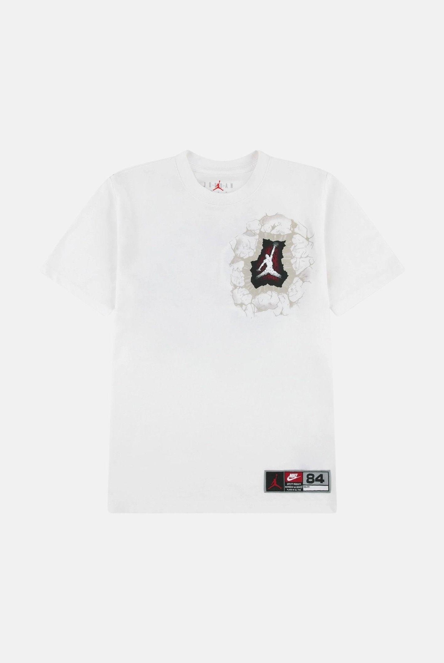 JORDAN T-shirt a manica corta Jersey Breakthrough bianca da bambino 95F605 782 JORDAN