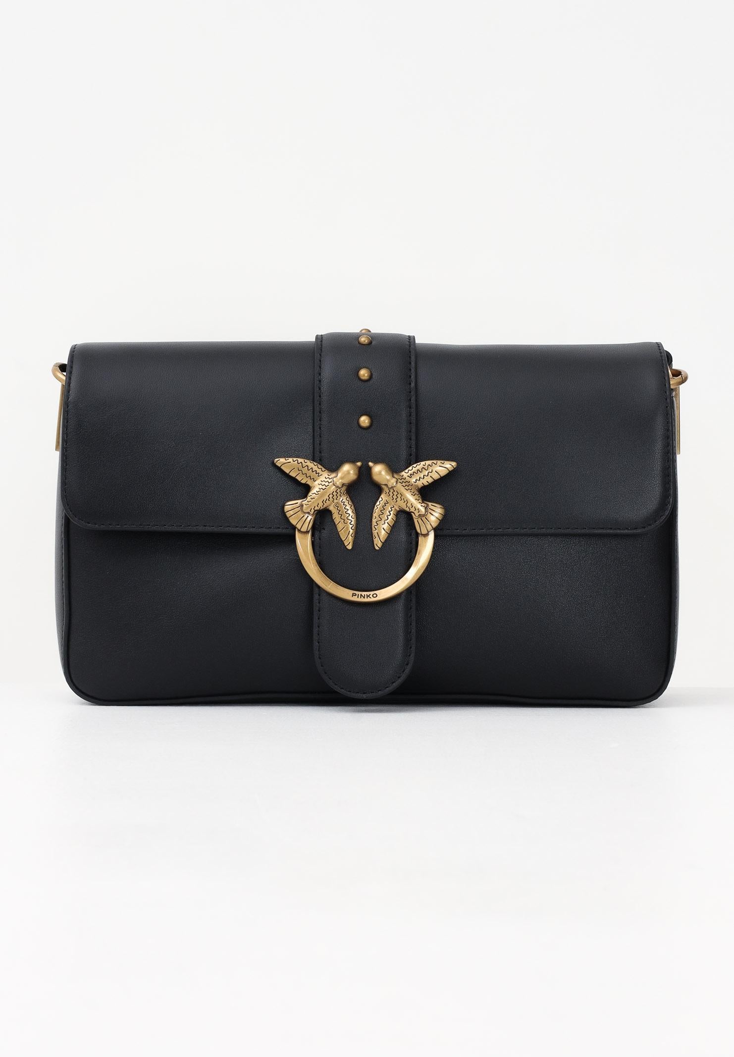 PINKO Borsa a tracolla Love Bag Slouchy nera da donna 104524A0QO Z99Q PINKO