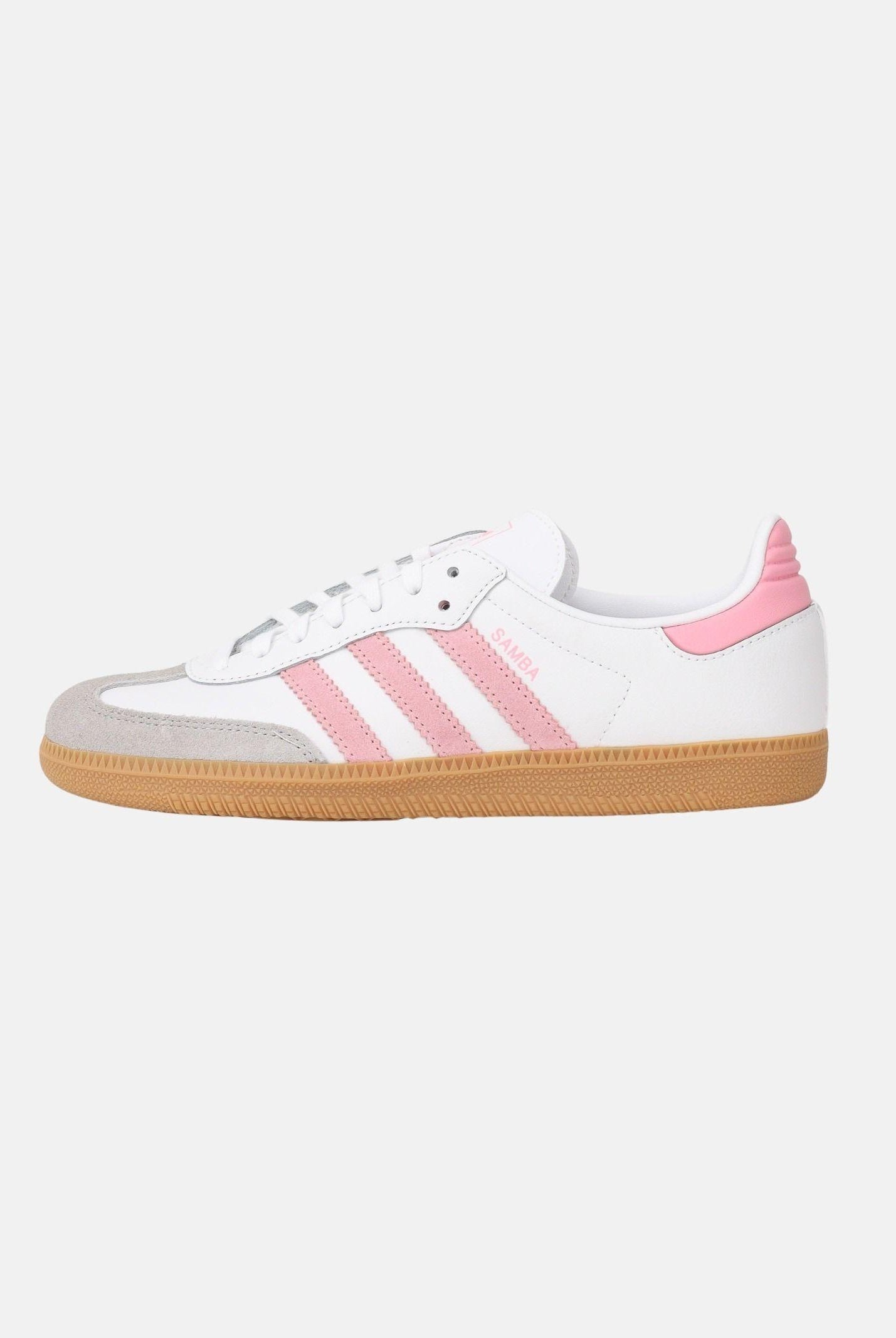 ADIDAS ORIGINALS Sneakers Samba OG bianche e rosa da donna JQ2018 . ADIDAS ORIGINALS