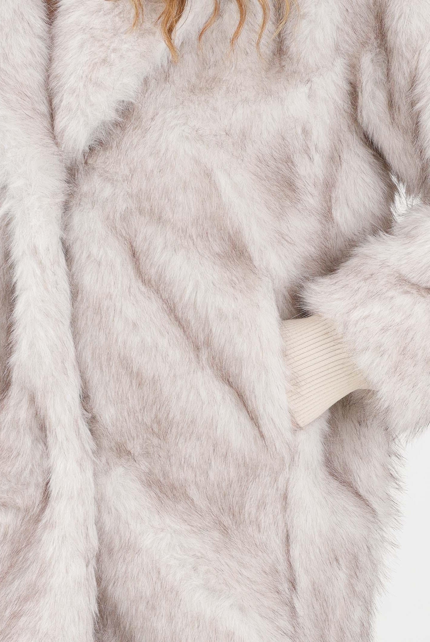 ONLY Pelliccia sintetica beige da donna 15348976 PumiceStone ONLY