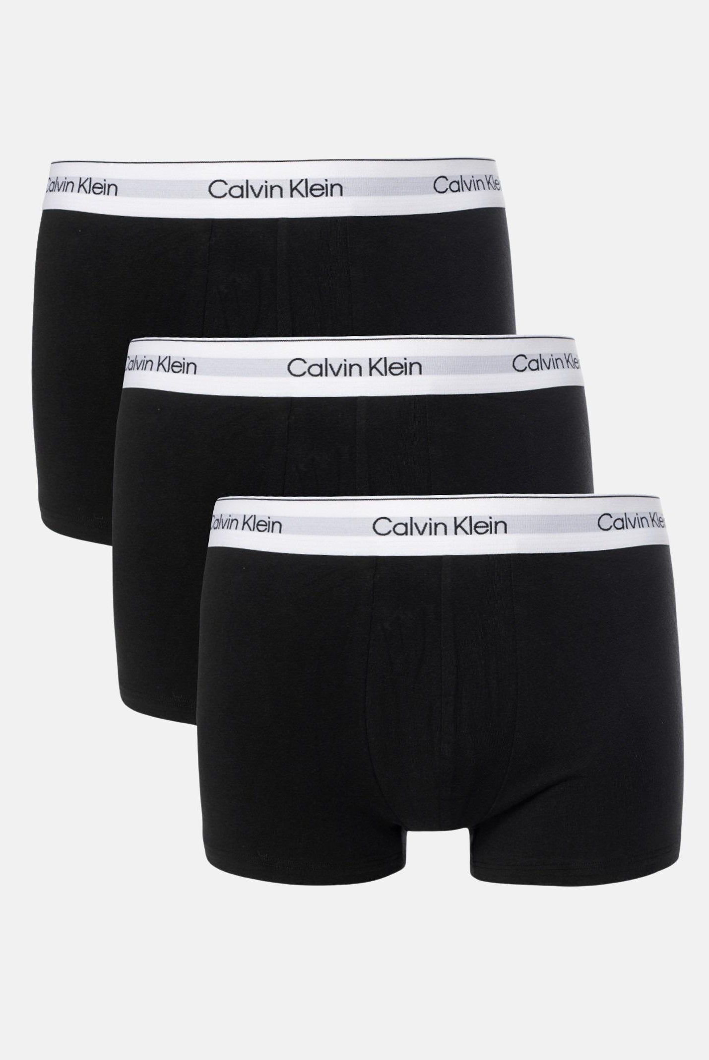 CALVIN KLEIN Set da tre boxer neri da uomo con elastico logato 000NB3963A UB1 CALVIN KLEIN