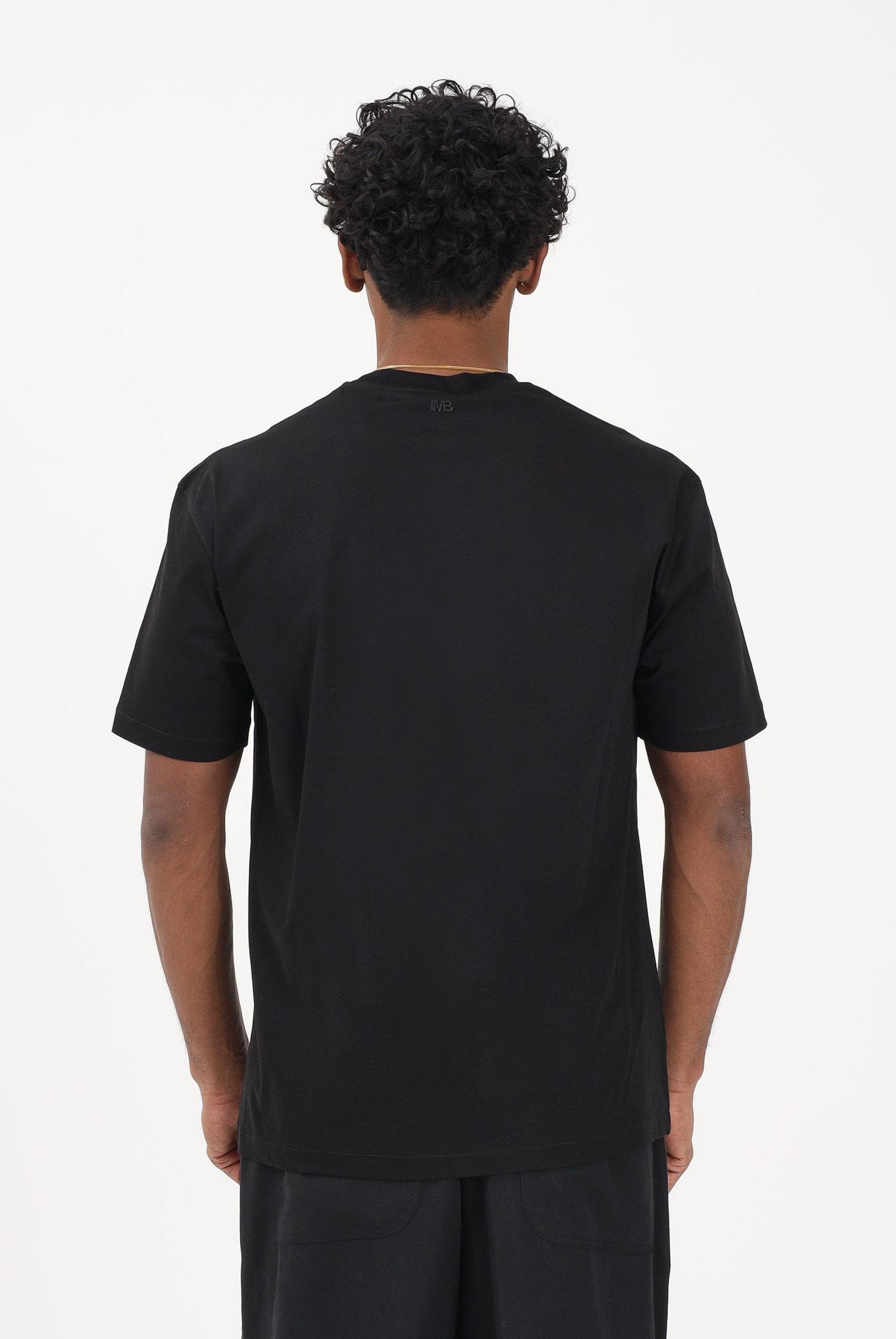 I'M BRIAN T-shirt a manica corta nera da uomo TS3742 009 I'M BRIAN