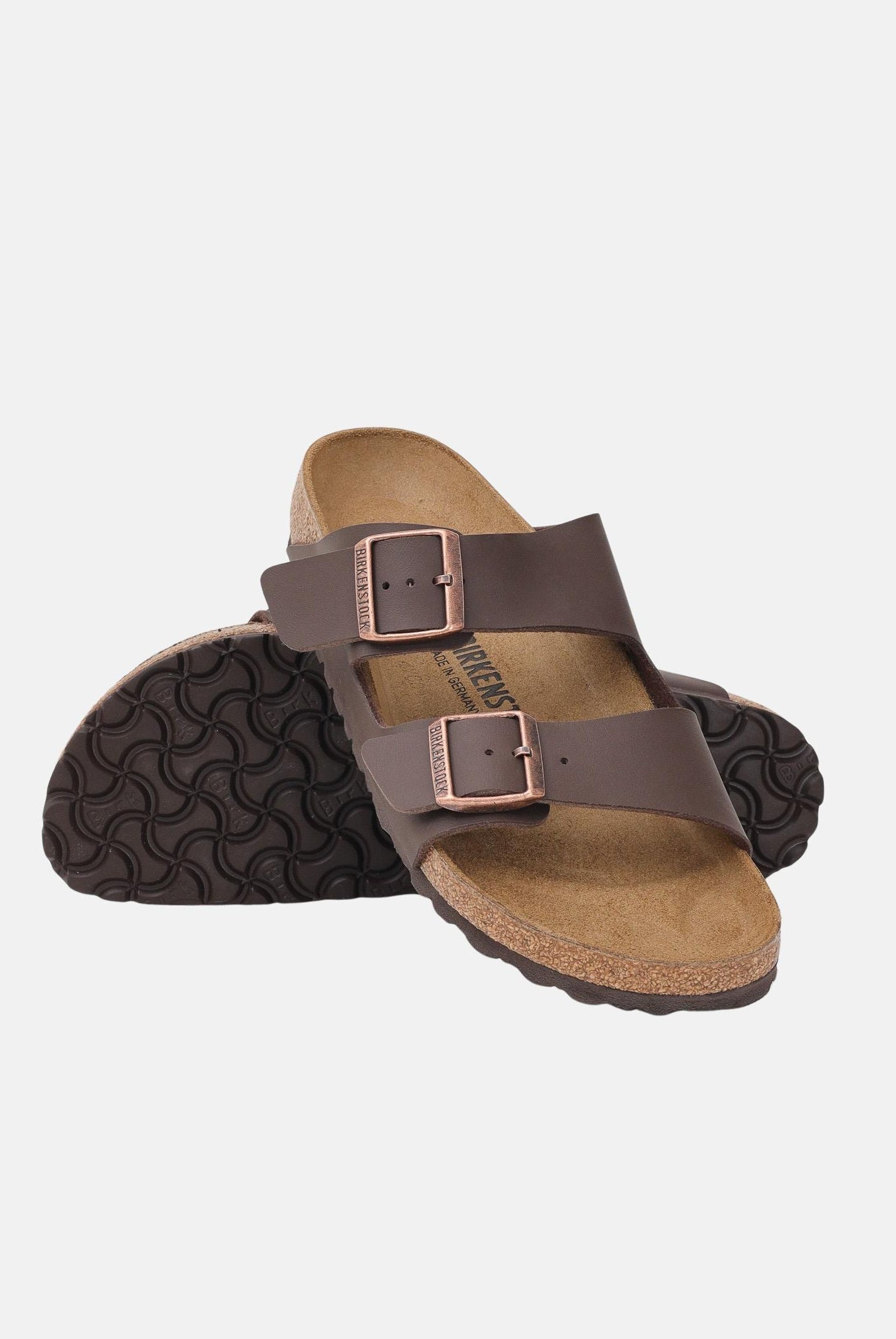 BIRKENSTOCK ciabatte Arizona Brown marrone scuro da uomo e donna 051703 . BIRKENSTOCK