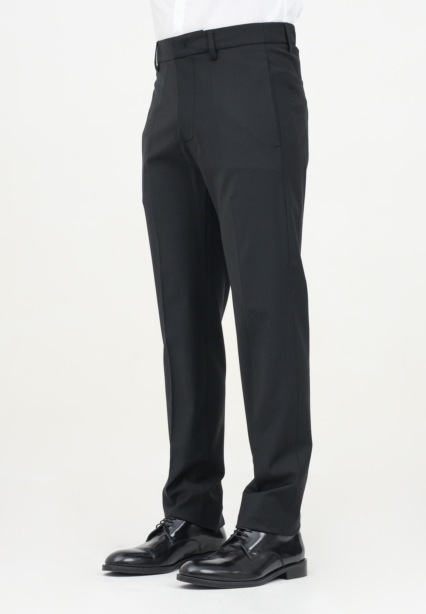 Pantalone elegante nero da uomo 5P0531/A1WK K102Nero vinile PATRIZIA PEPE