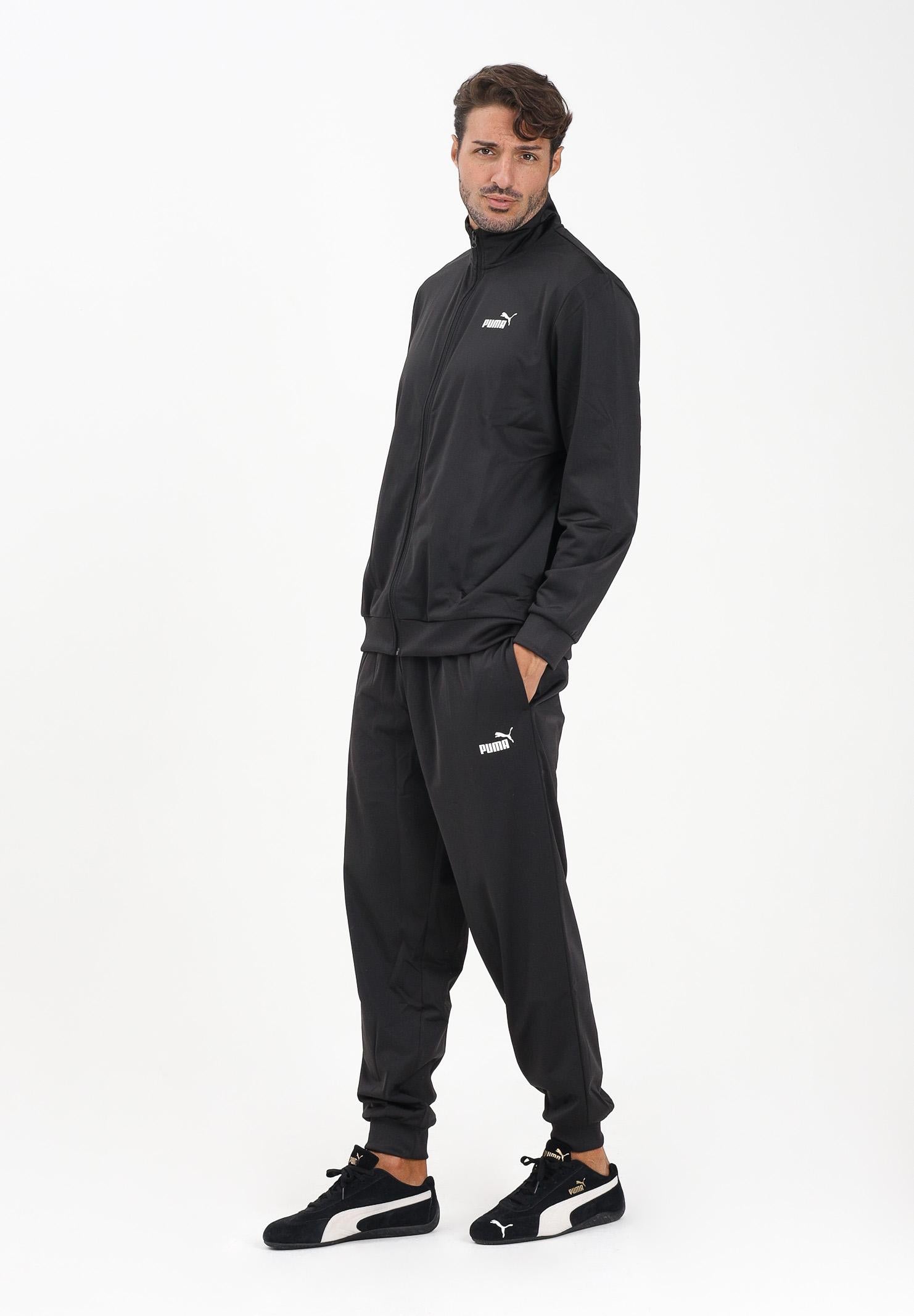 PUMA Tuta Essentials Poly nera da uomo 684847 01 PUMA