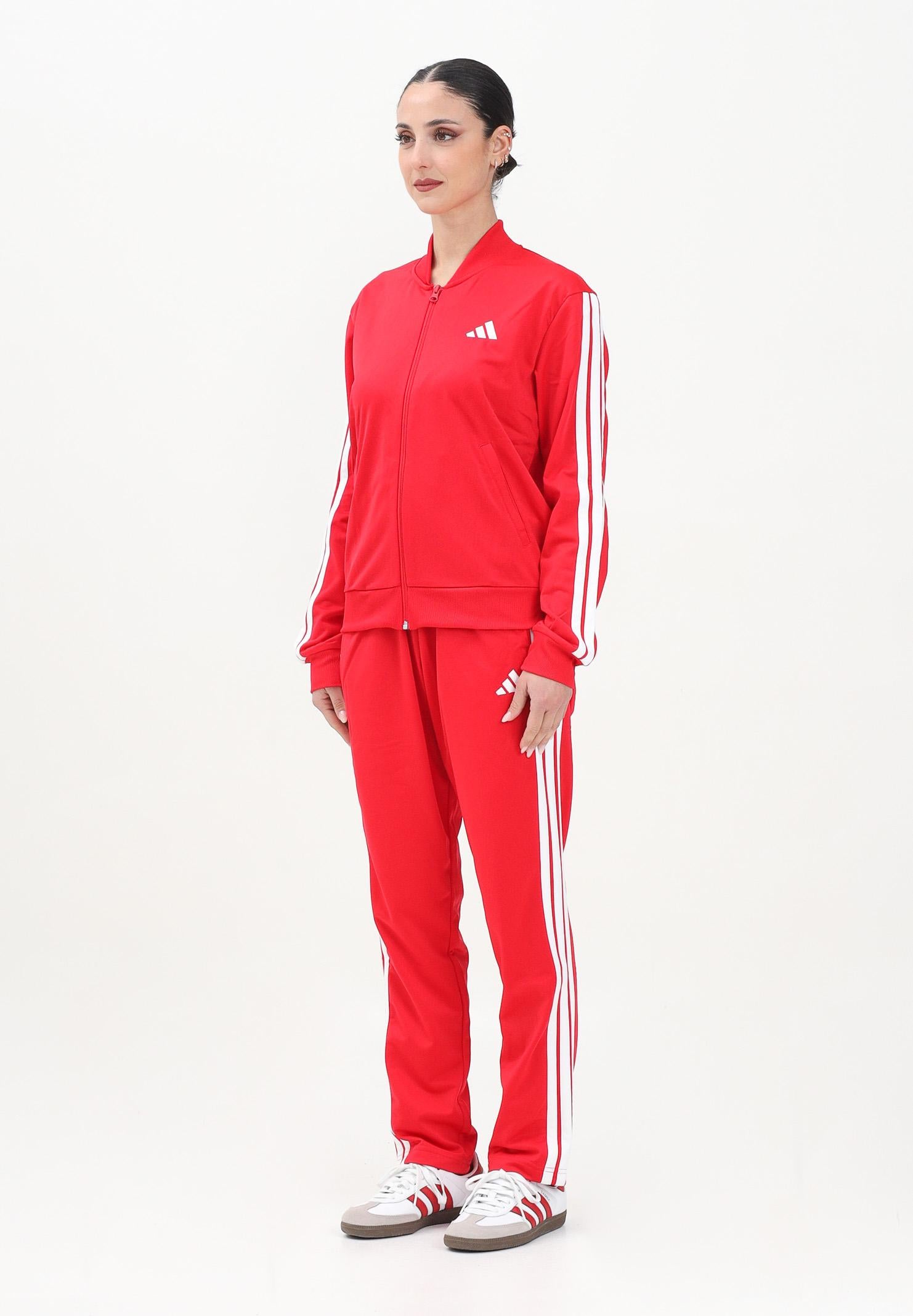 ADIDAS PERFORMANCE Tuta sportiva Essentials 3-Stripes rossa da donna JD2684 ADIDAS PERFORMANCE