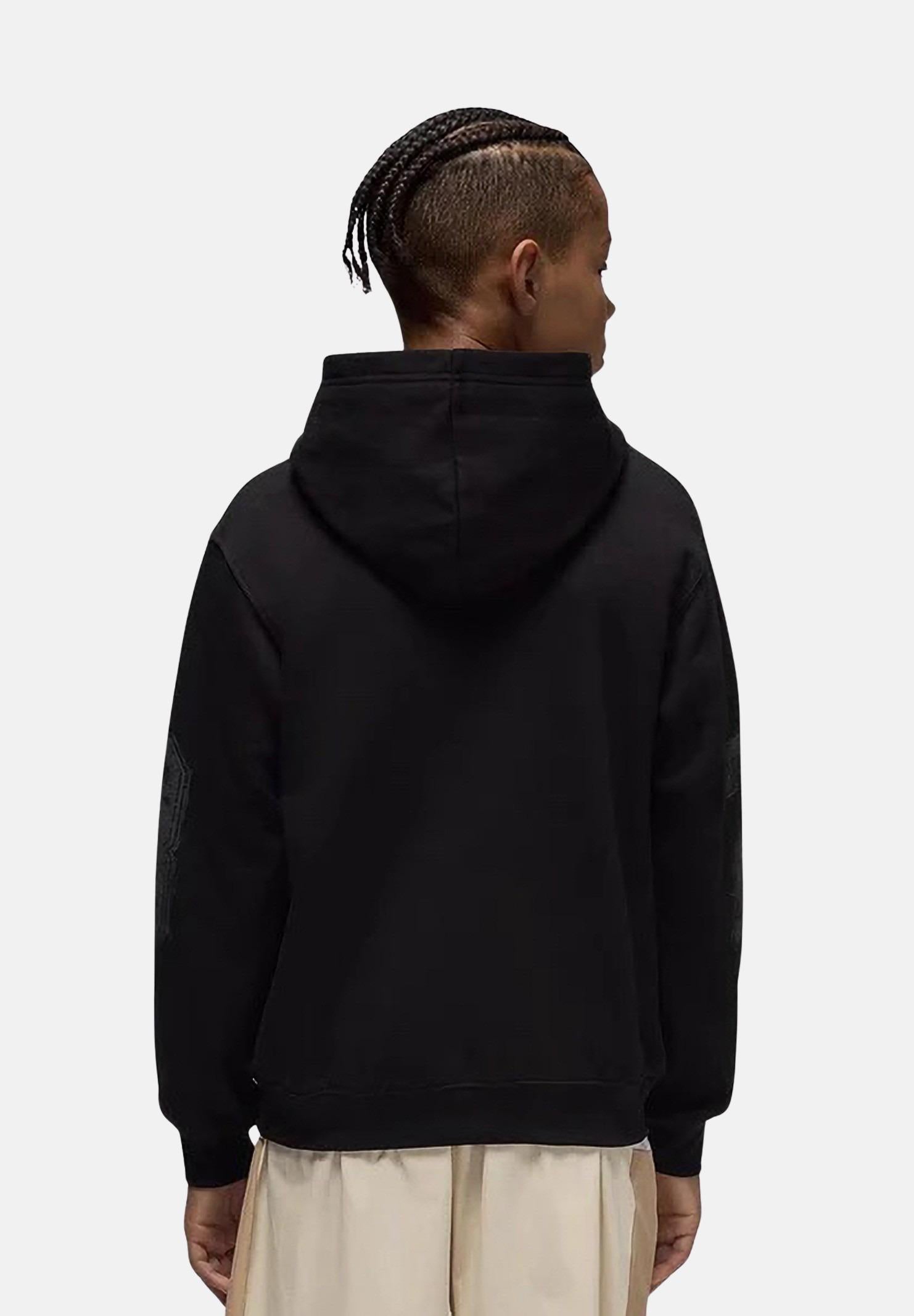 JORDAN Felpa con cappuccio Jumpman Fleece nera da bambino 95F099 023 JORDAN