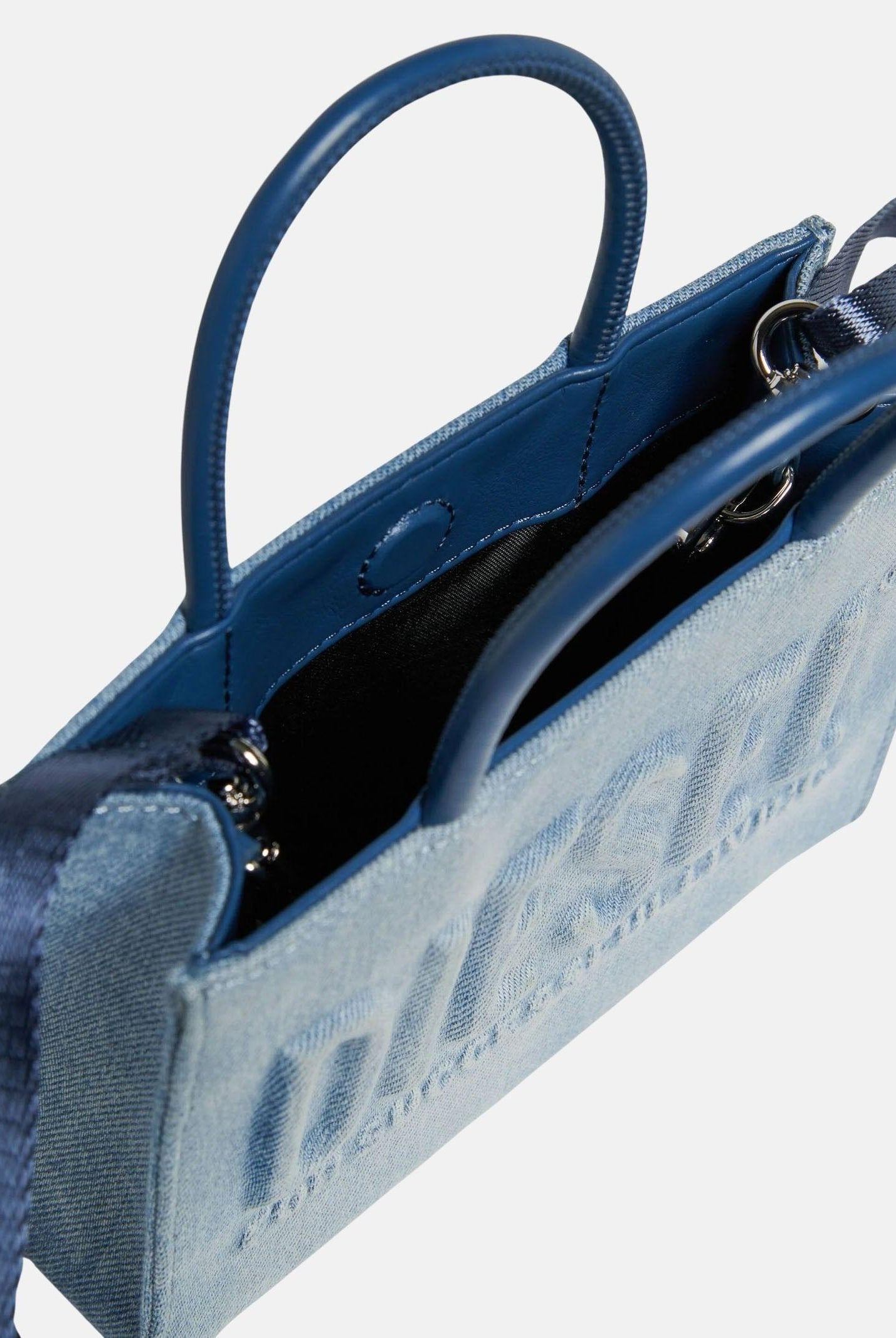 DIESEL Borsa a mano in denim chiaro da donna con logo J02529P1730 H8457 DIESEL