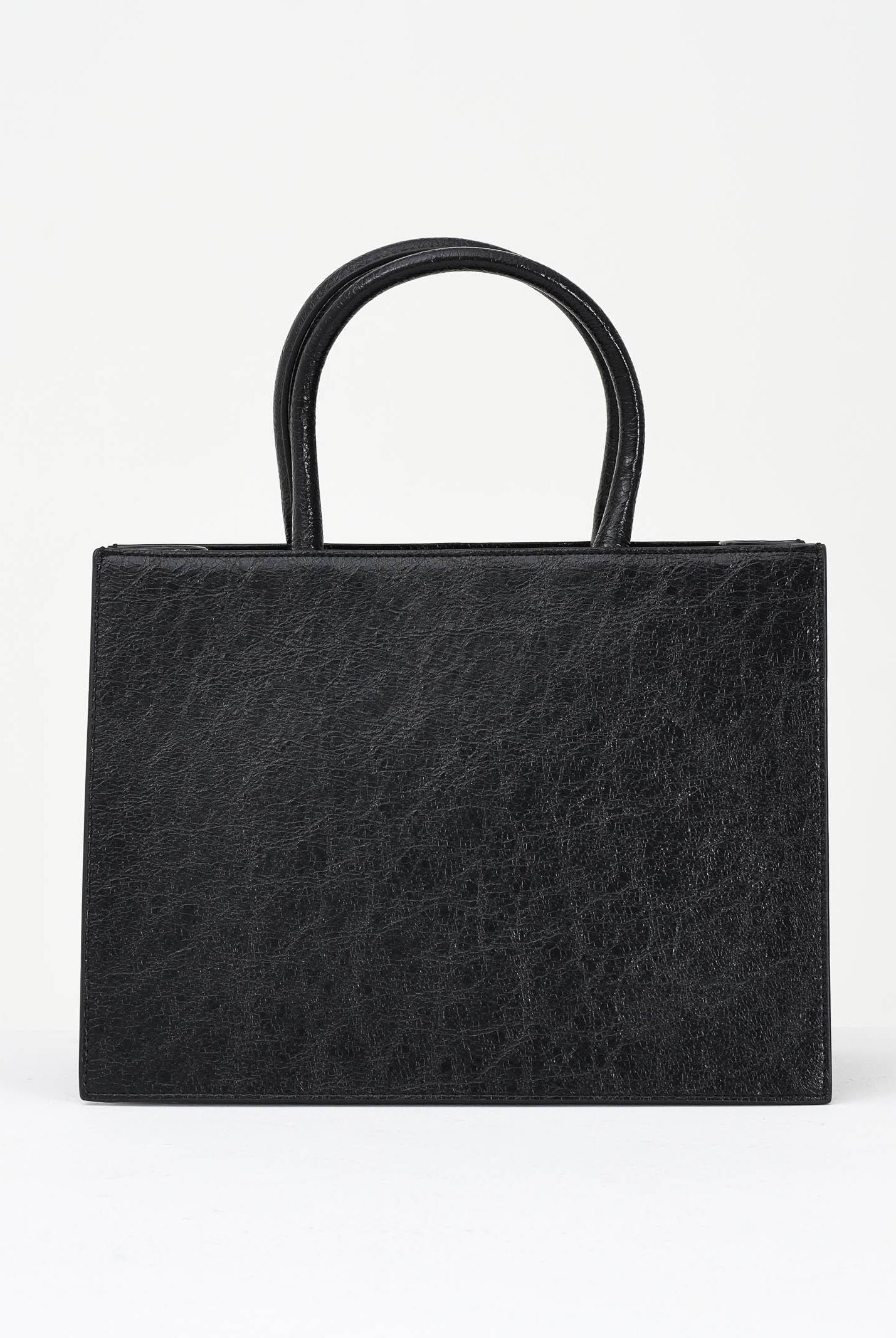 RICHMOND Shopper nera da donna con logo e borchie RWA25230BO BL RICHMOND