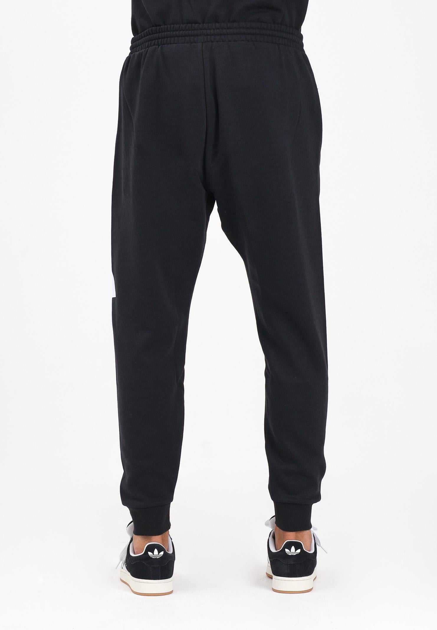ADIDAS PERFORMANCE Pantalone sportivo Essentials Big Logo Cuffed Fleece nero da uomo IN6147 ADIDAS PERFORMANCE